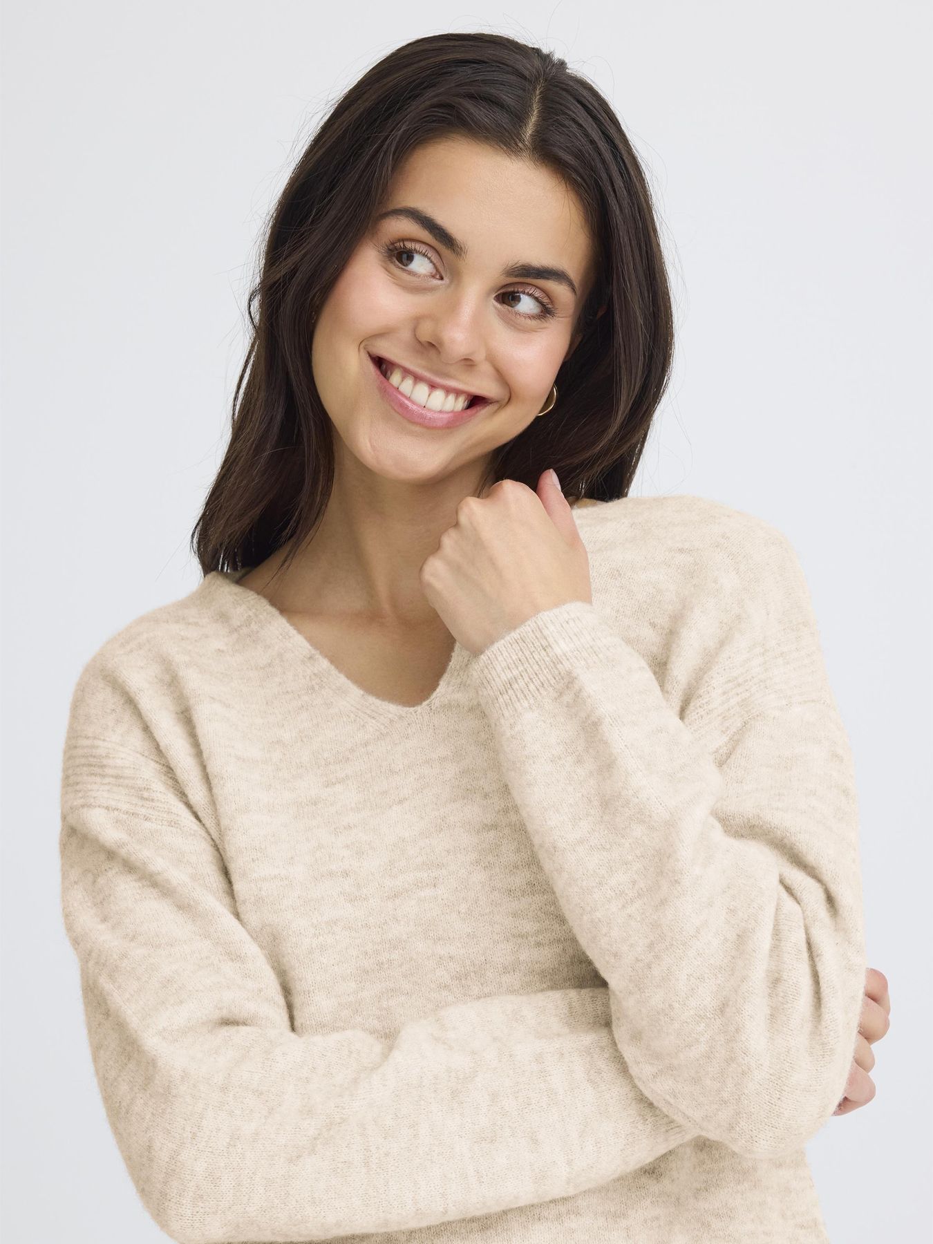 Fransa FRSANNY PU 8 Oatmeal Melange 2900154114043