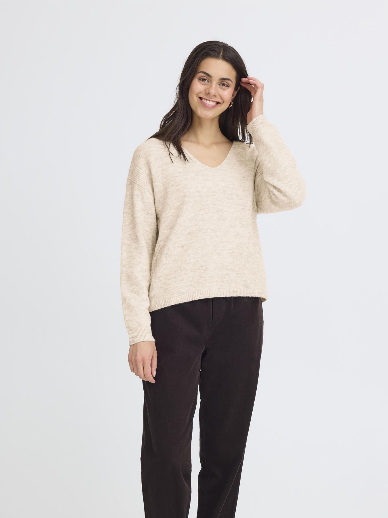 Fransa FRSANNY PU 8 Oatmeal Melange 2900154114043