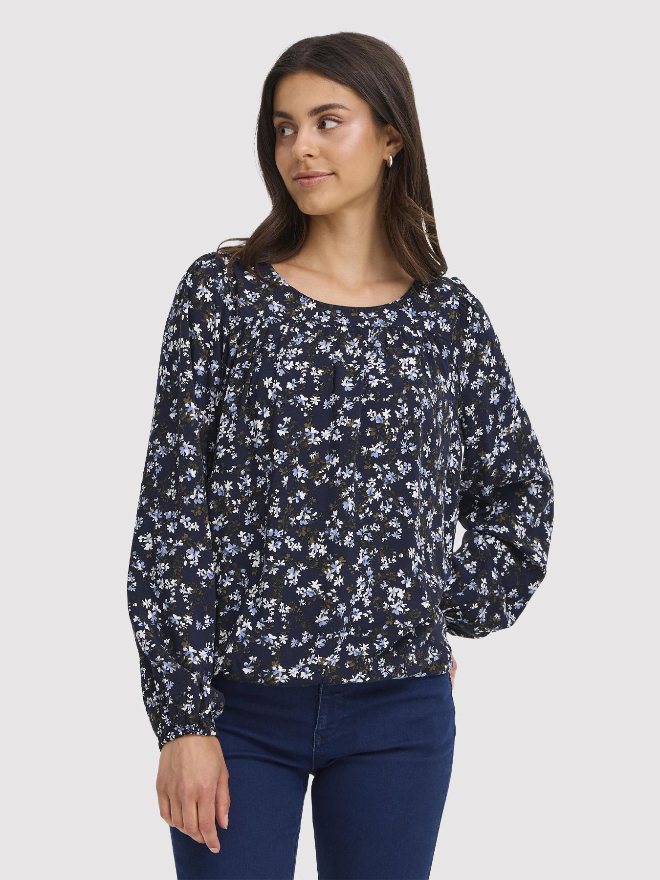 Fransa FRKIKI BL 5 DAINTY FLORAL NIGHTSKY 00112001-EKA26006200000275