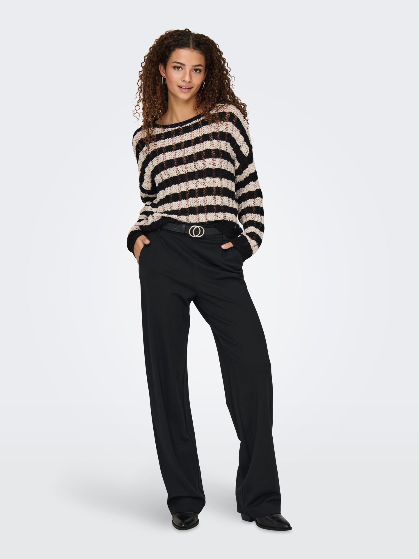 Only ONLPOPTRASH LIFE MW STRAIGHT PNT NO Black 2900154180130