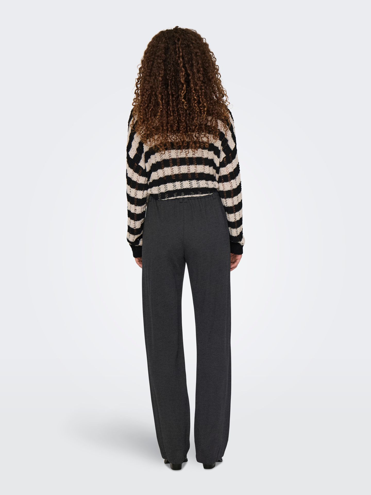 Only ONLPOPTRASH LIFE MW STRAIGHT PNT NO Dark Grey Melange 2900157559087