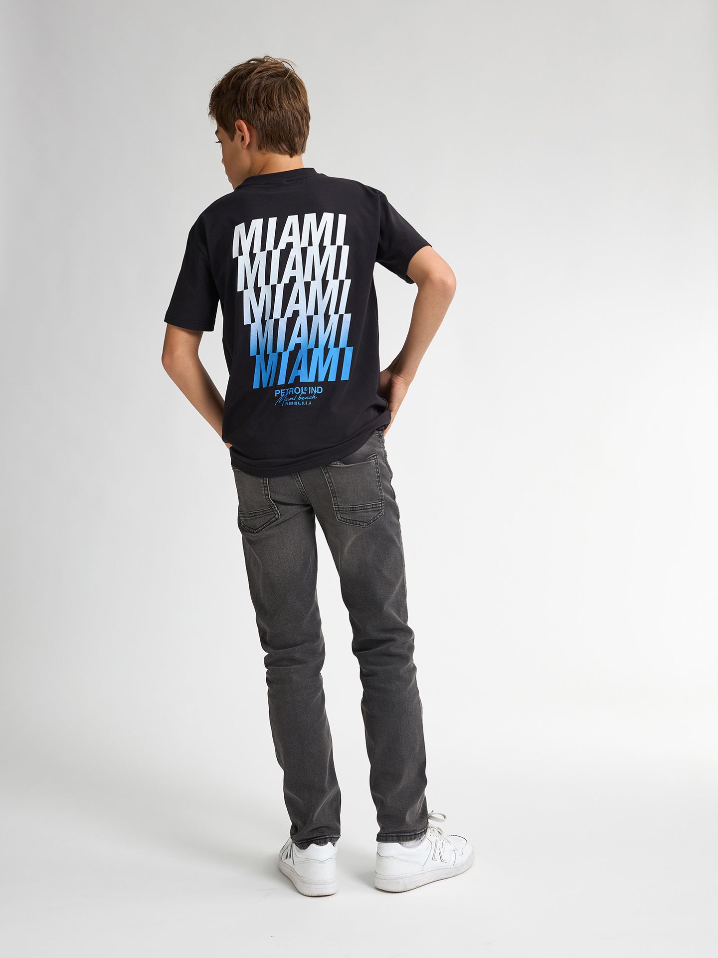 Petrol Industries Boys T-Shirt SS Classic Print 9999 black 2900154199033