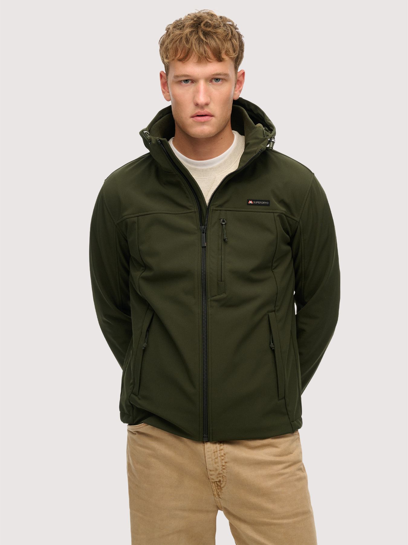 Superdry Hooded soft shell trekker jkt surplus 2900160464095