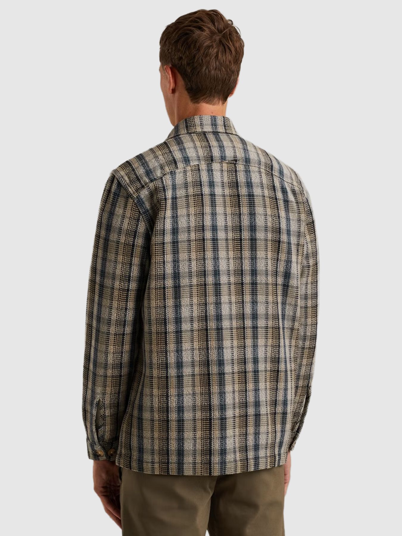 Cast Iron LONG SLEEVE SHIRT Heavy Check Stormy Weather 2900154218017 Cast Iron LONG SLEEVE SHIRT Heavy Check Stormy Weather 2900154218017