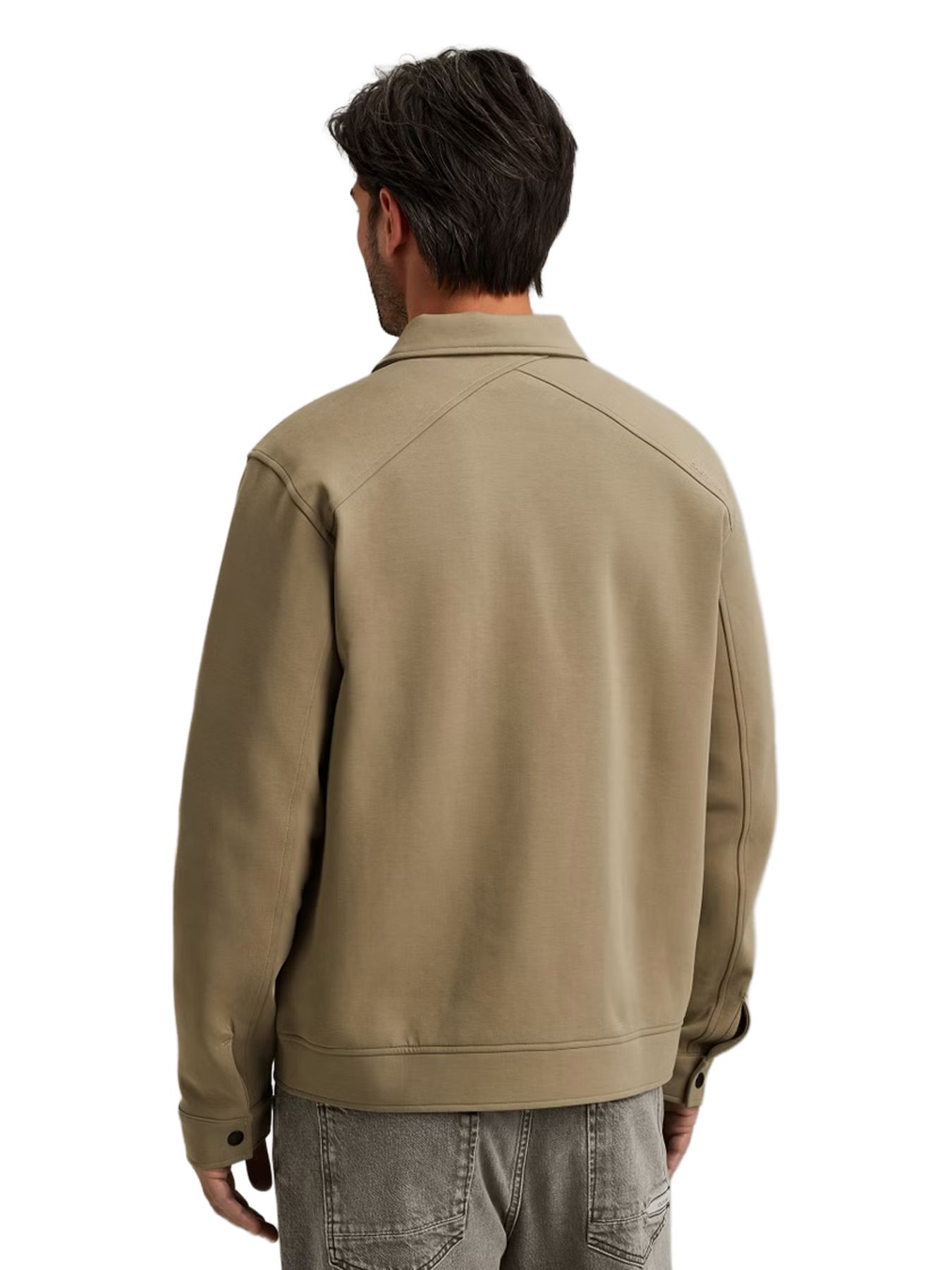 Cast Iron Zip jacket interlock sweat Brindle 2900154220010