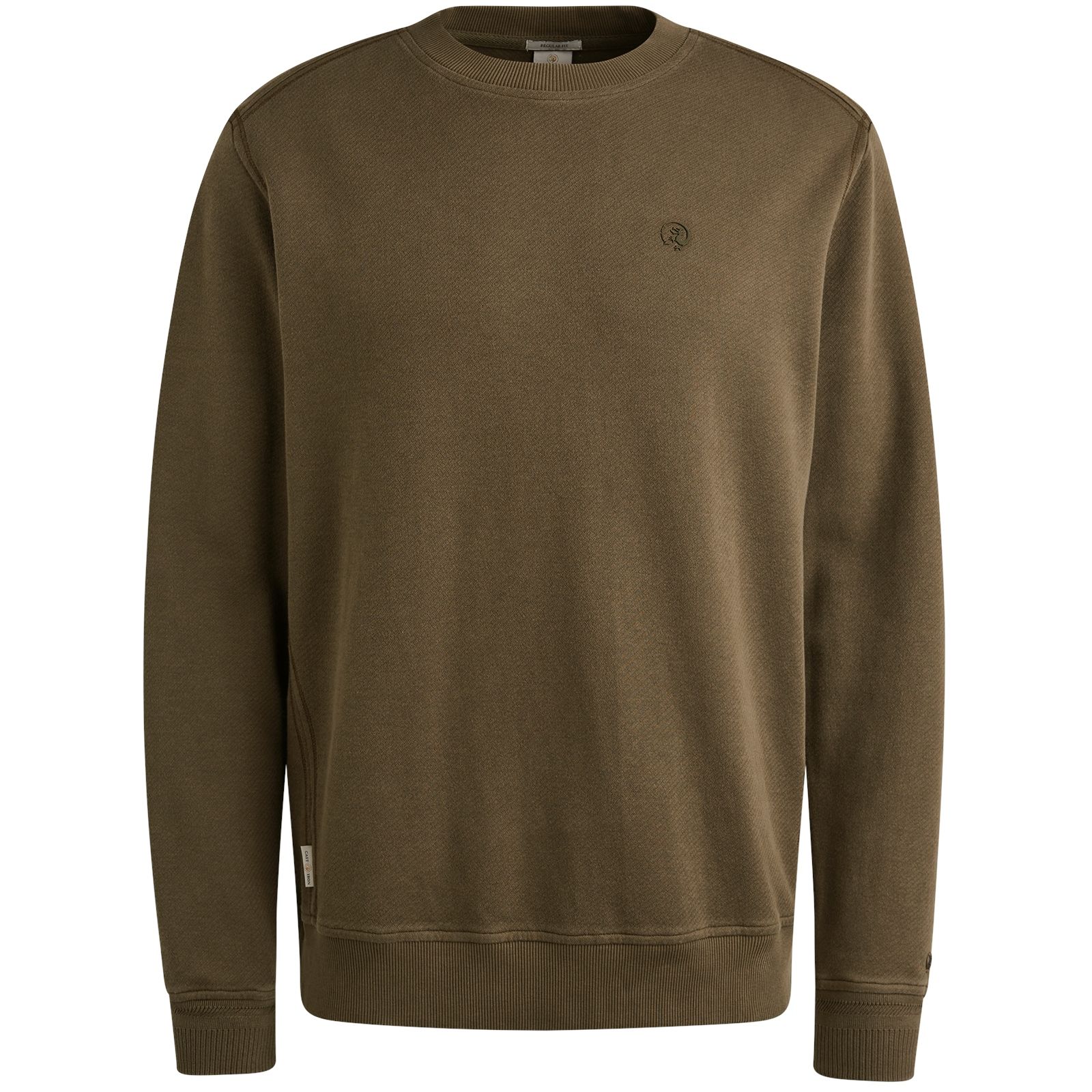 Cast Iron Long sleeve r-neck regular fit twi Crocodile 00112070-6444