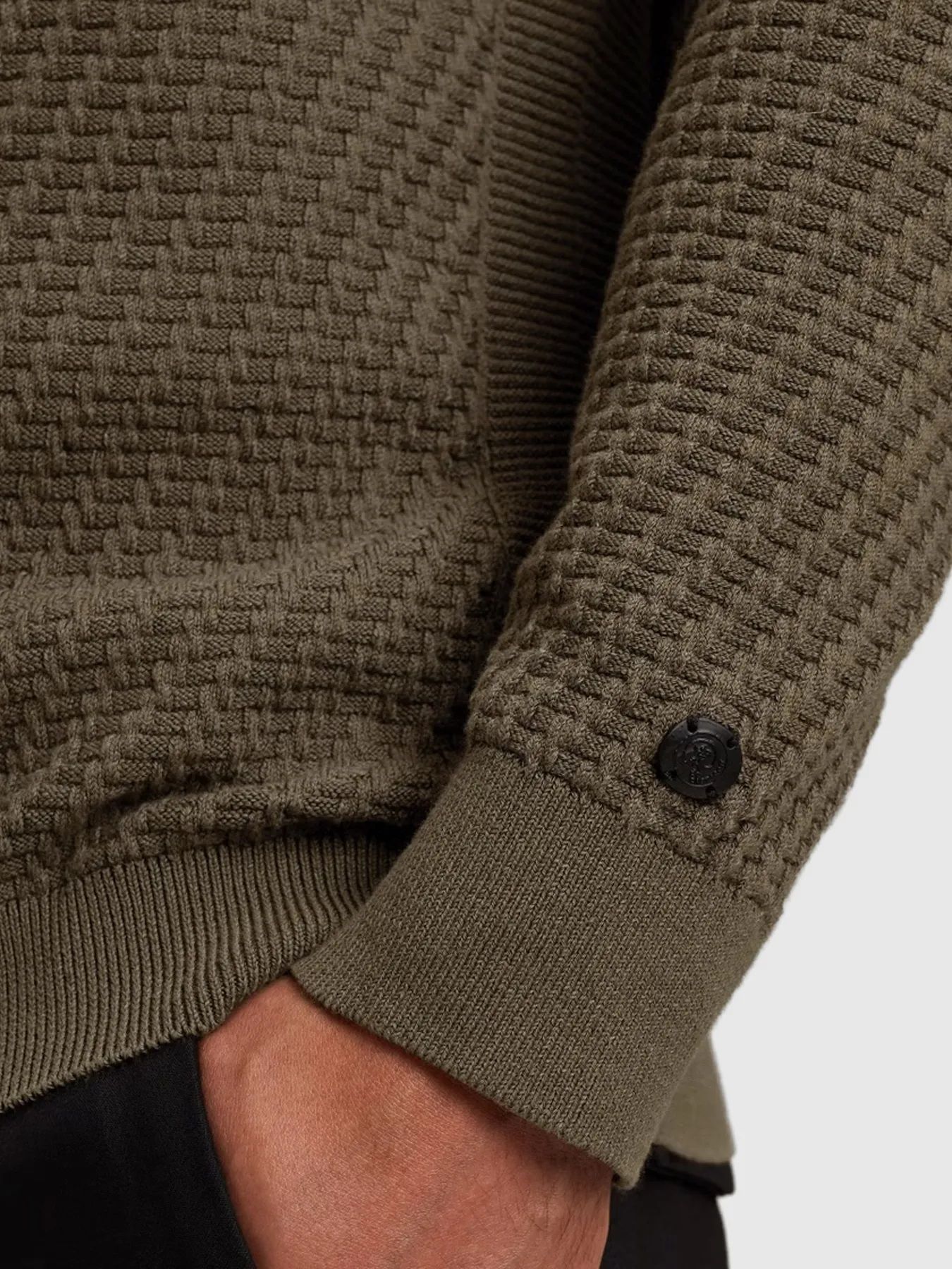 Cast Iron Crewneck regular fit cotton stretc Crocodile 2900154229037