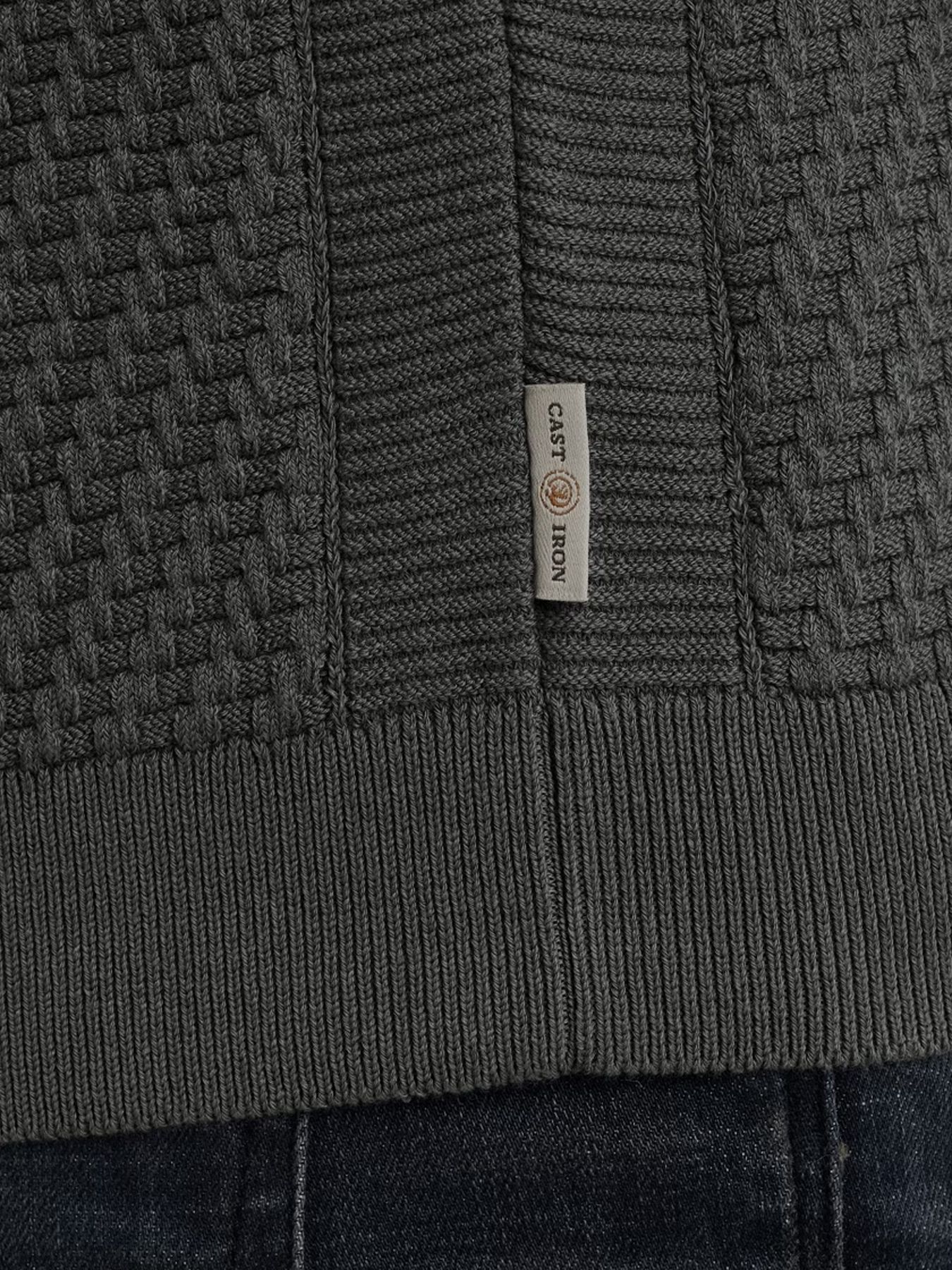 Cast Iron Crewneck regular fit cotton stretc Stormy Weather 2900154231023