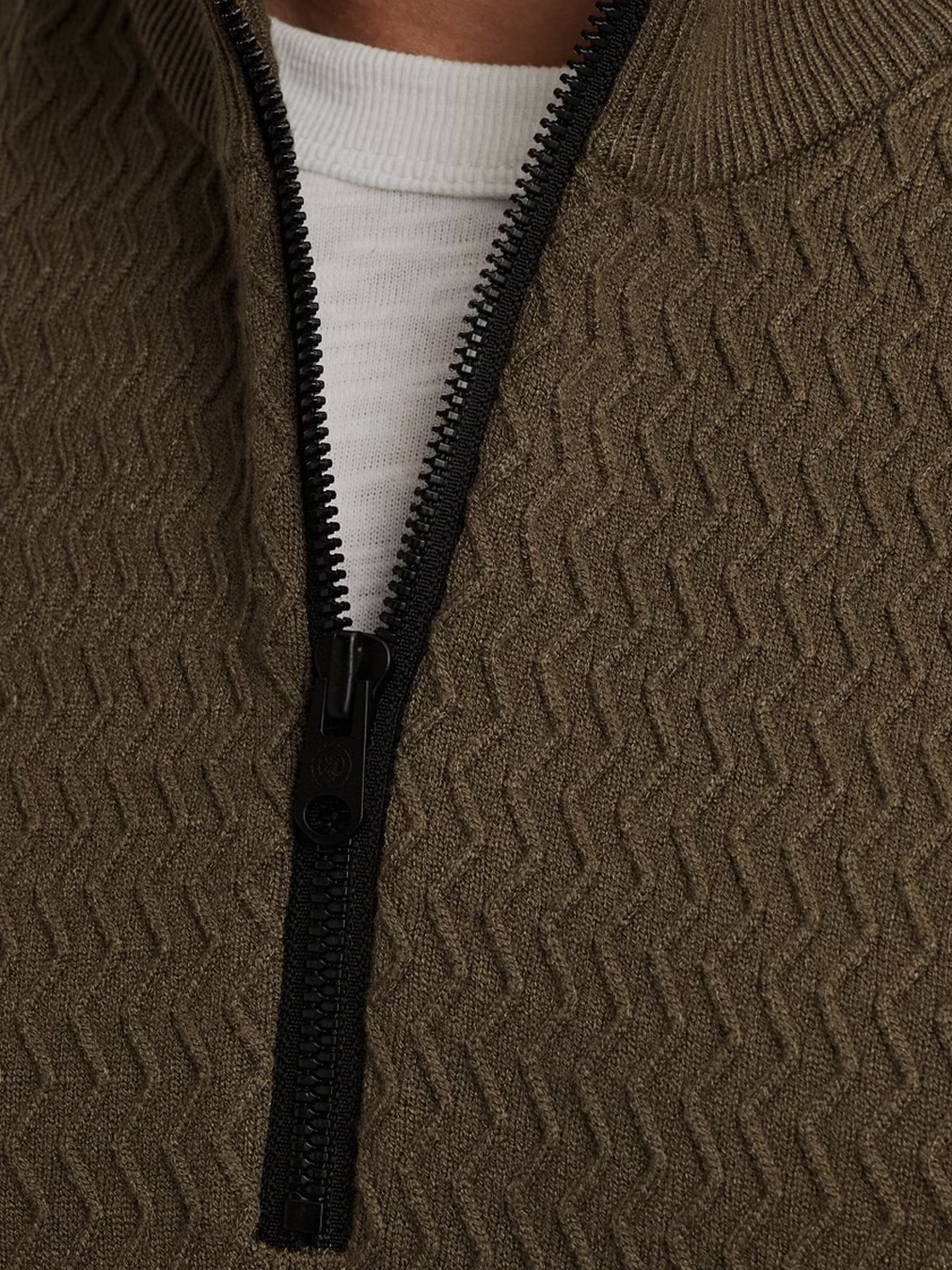 Cast Iron Half zip collar ecovero Crocodile 2900154232013 Cast Iron Half zip collar ecovero Crocodile 2900154232013