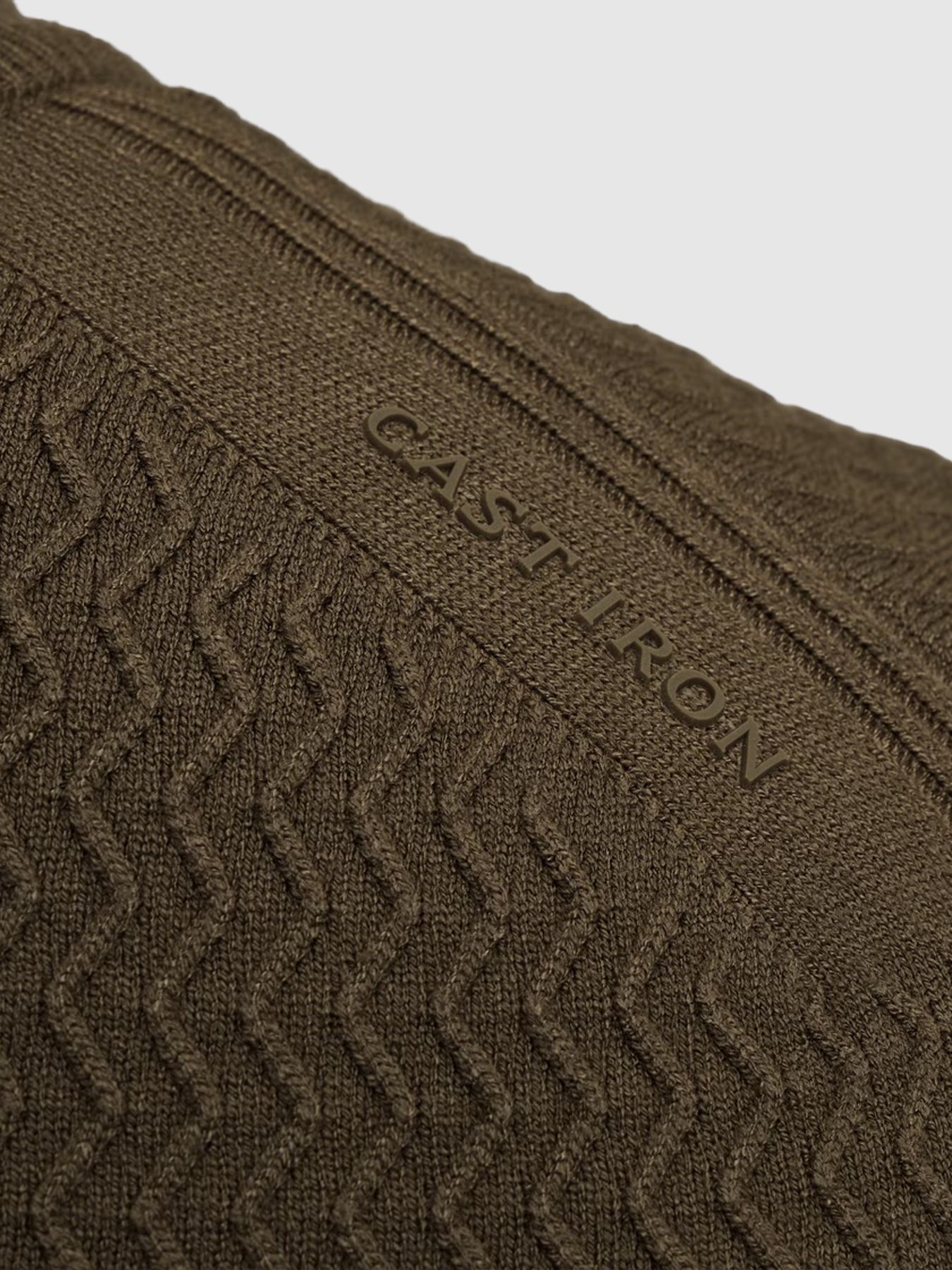 Cast Iron Half zip collar ecovero Crocodile 2900154232013 Cast Iron Half zip collar ecovero Crocodile 2900154232013