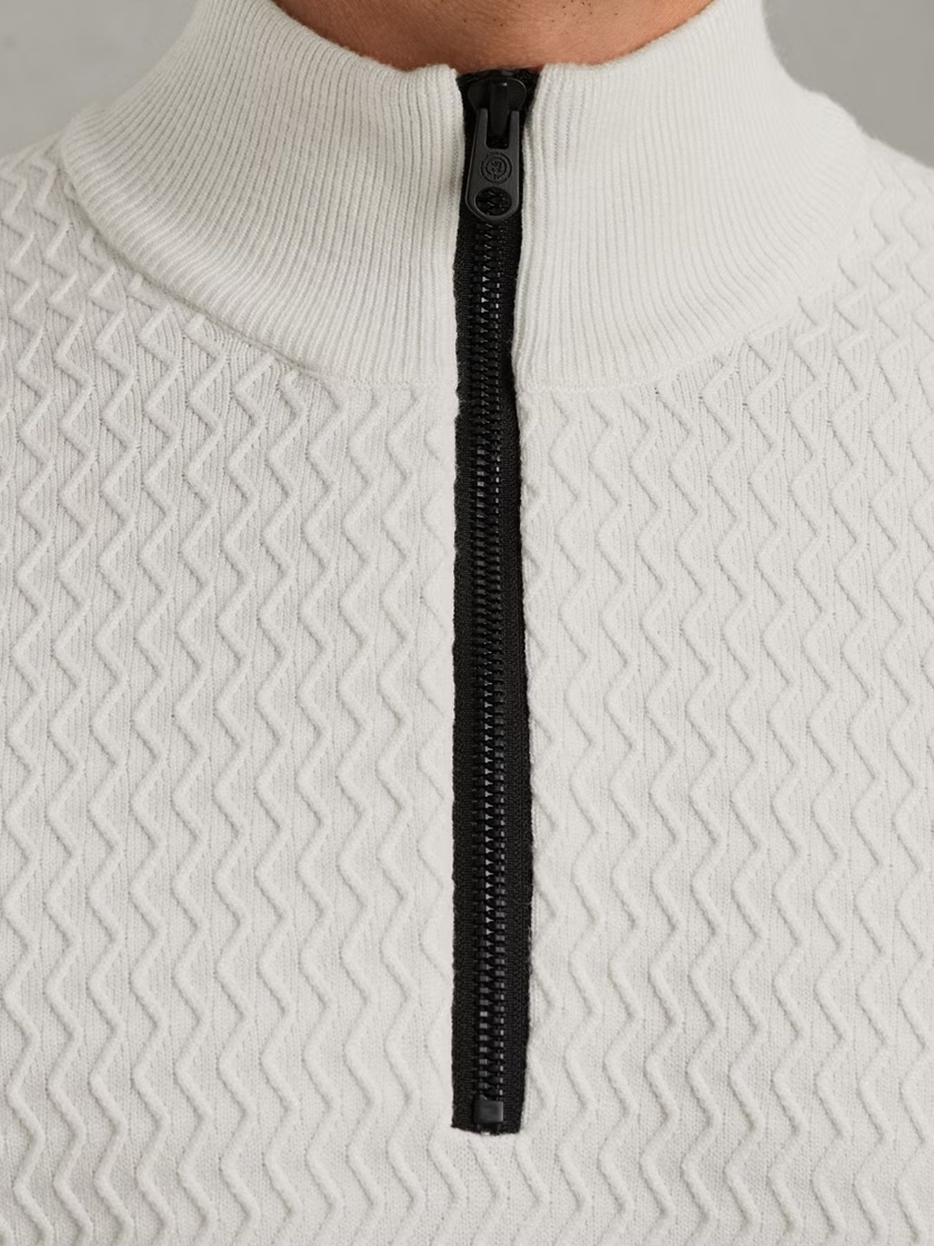 Cast Iron Half zip collar ecovero 9001 2900154233027 Cast Iron Half zip collar ecovero 9001 2900154233027
