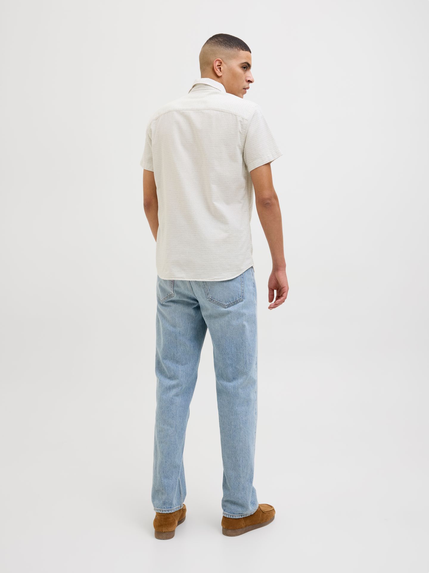 Jack & Jones JJABEL SHIRT SS Cloud Dancer 2900154289024