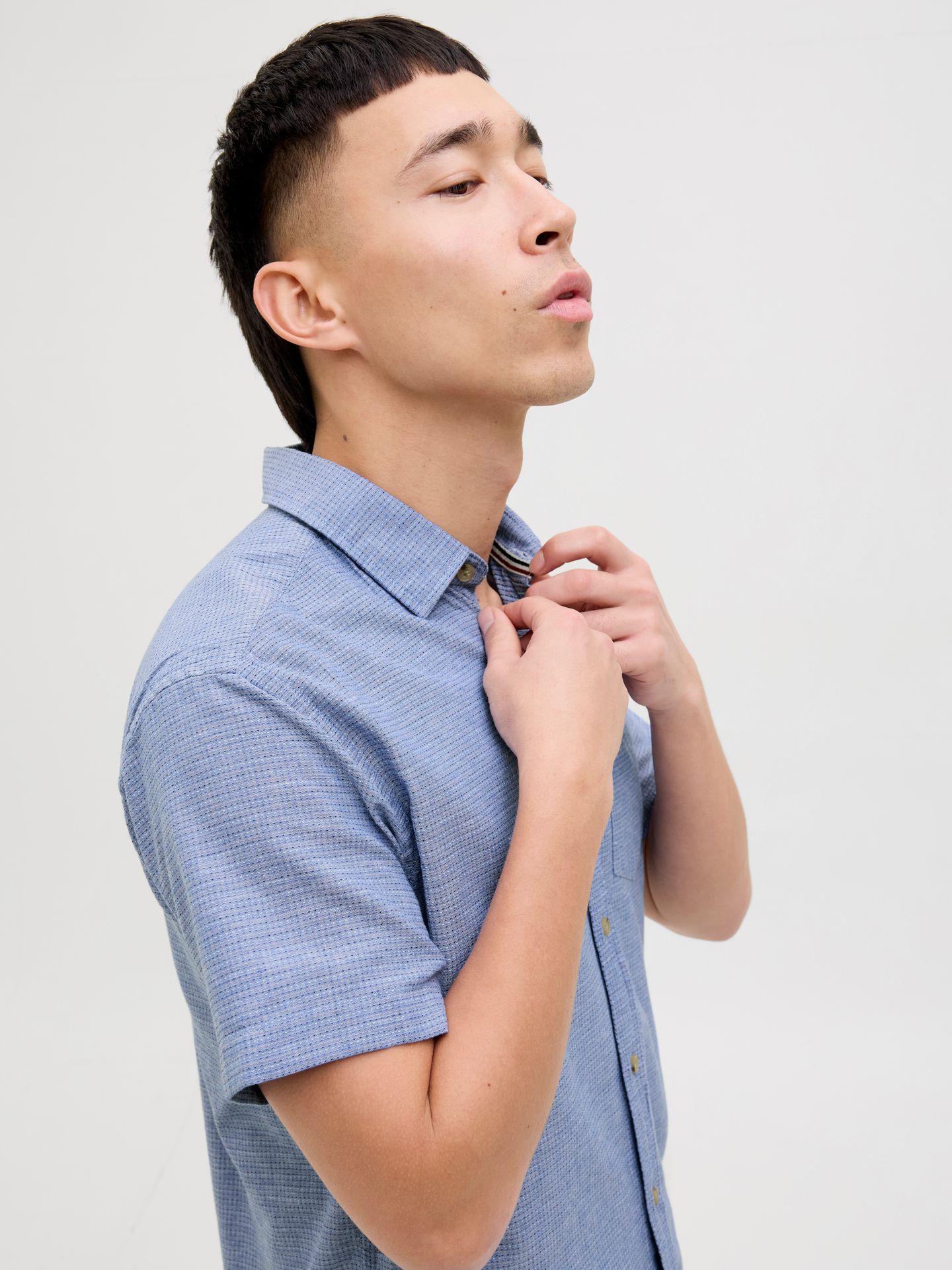 Jack & Jones JJABEL SHIRT SS Ensign Blue 2900154290020