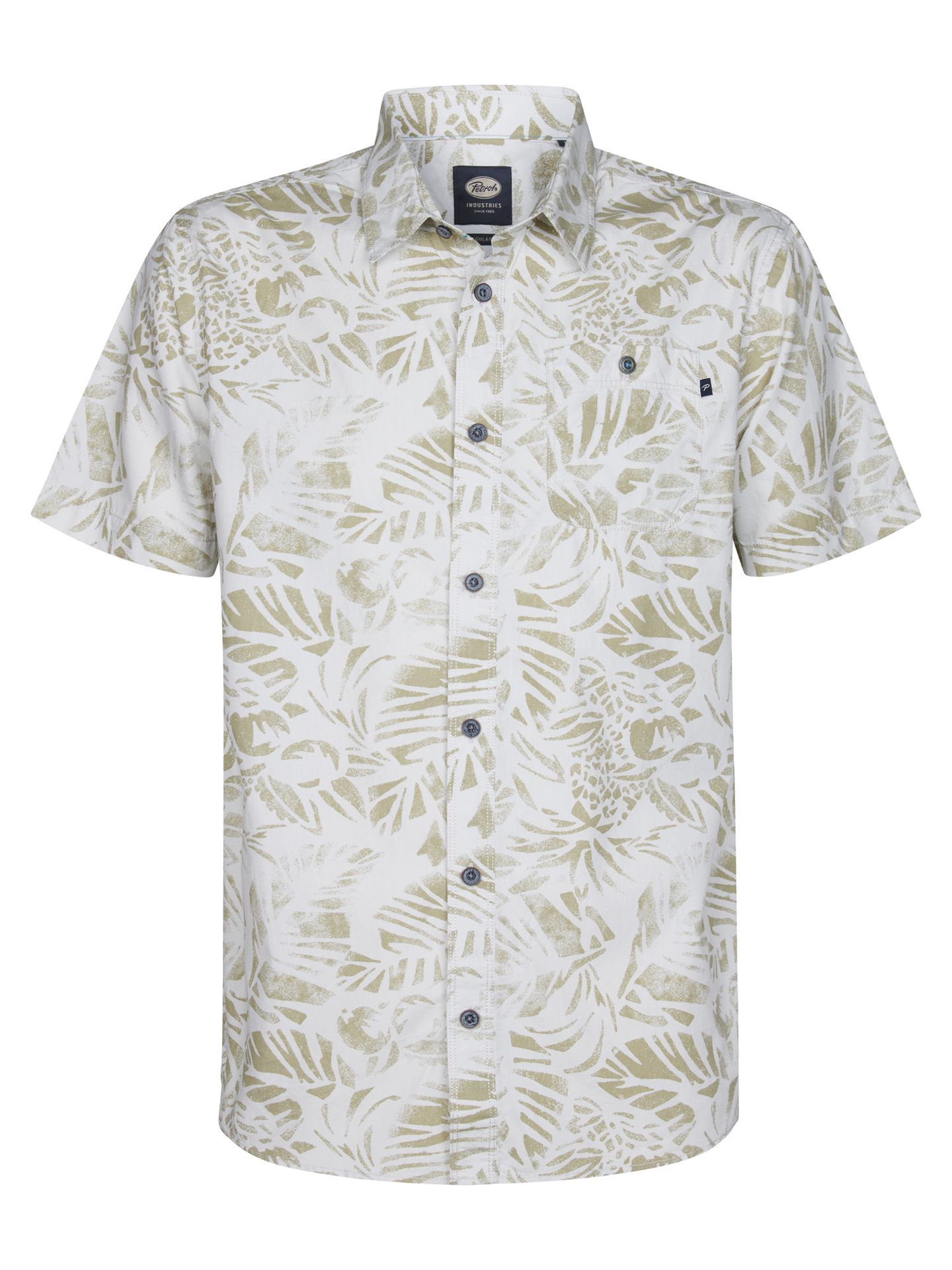 Petrol Industries Men Shirt Short Sleeve AOP 0112 seashell 00112113-EKA26002700000150