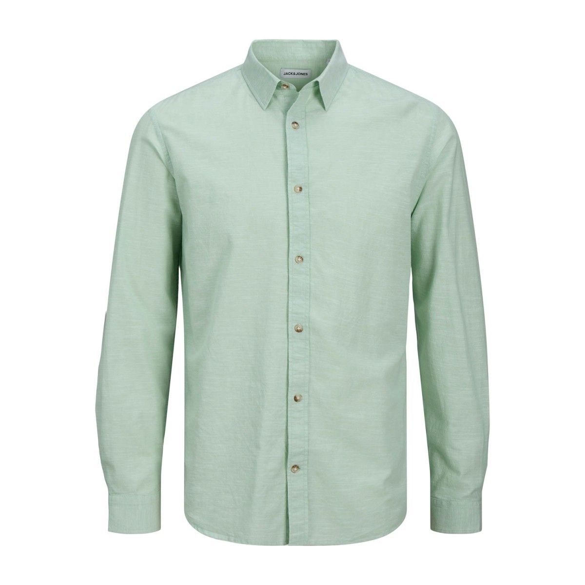 Jack & Jones JJESUMMER SHIRT LS SN Iceberg Green 2900154312029