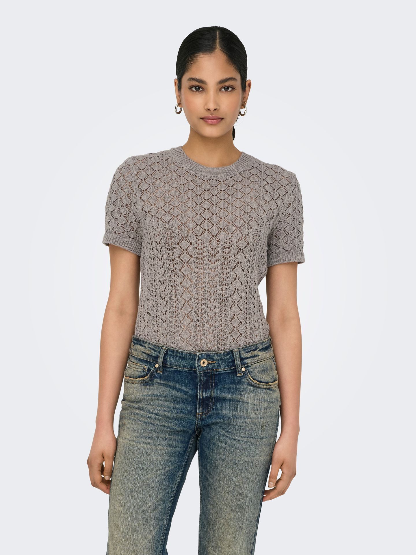 Only ONLSAGA LIFE SS O-NECK CC KNT Fungi 2900163885040