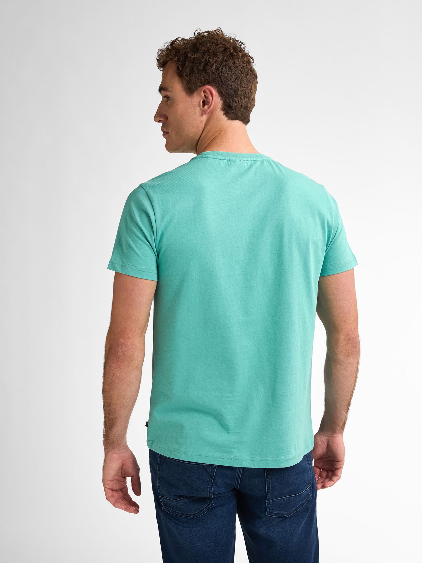 Petrol Industries Men T-Shirt SS Classic Print 6169 aqua green 2900154365049