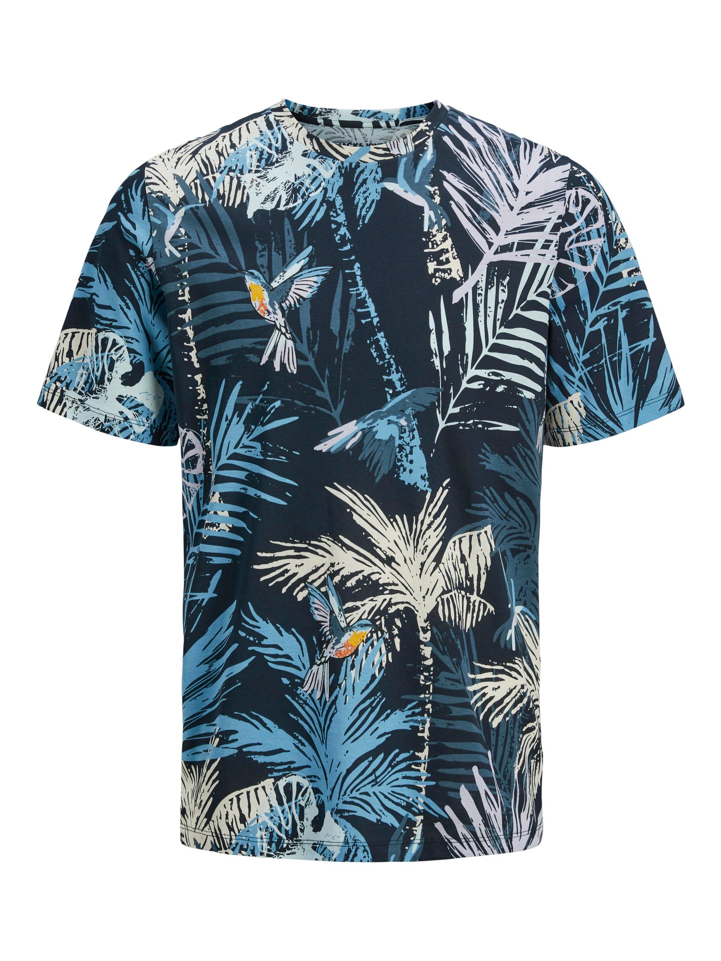 Jack & Jones JJHAWAII AOP TEE SS CREW NECK JNR Sky Captain 2900154385030