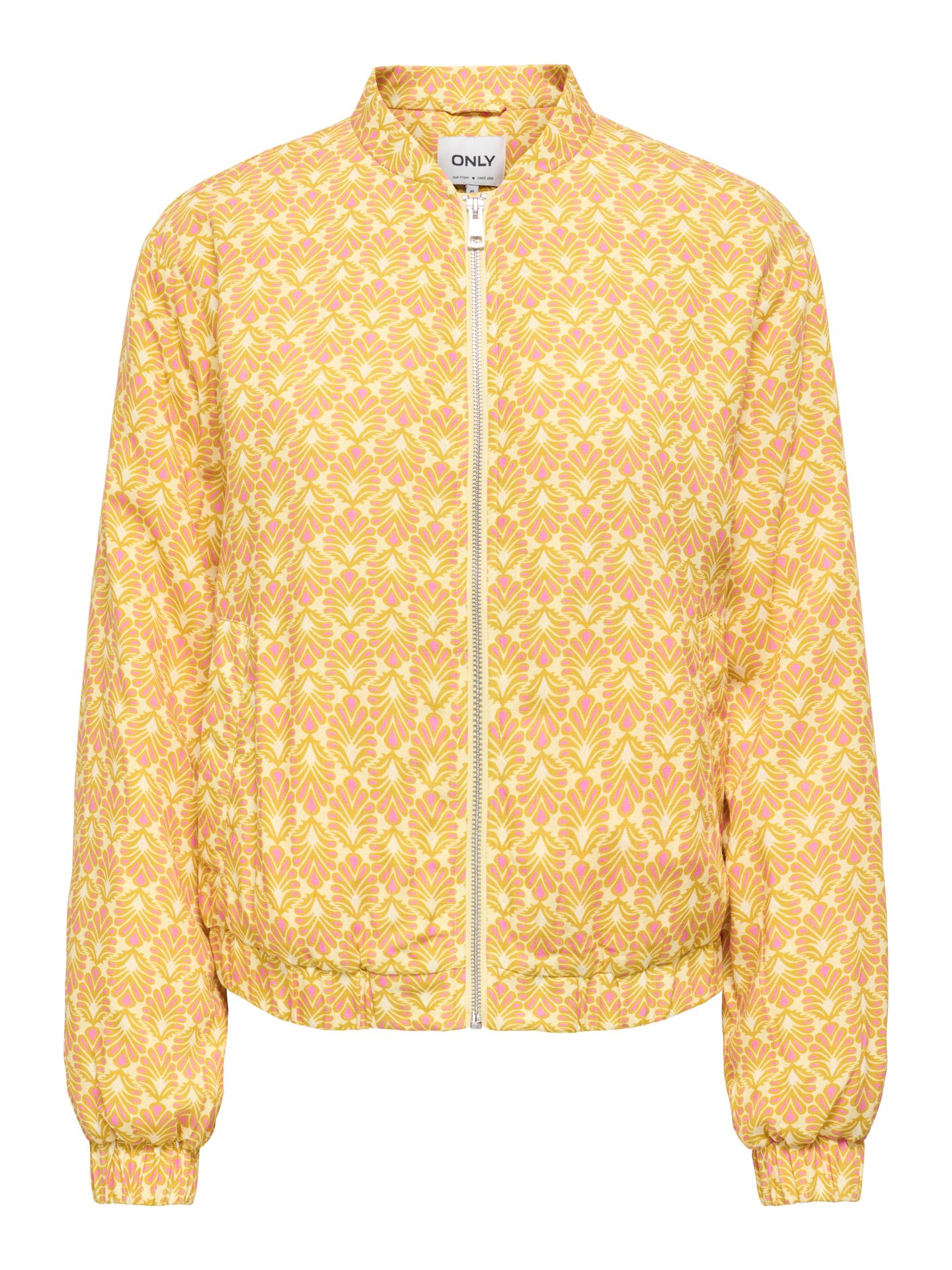 Only ONLBIANA AOP BOMBER CS OTW Sunlight/ROMANCE ROSE & CREAM GOLD 00112154-EKA26011400003220