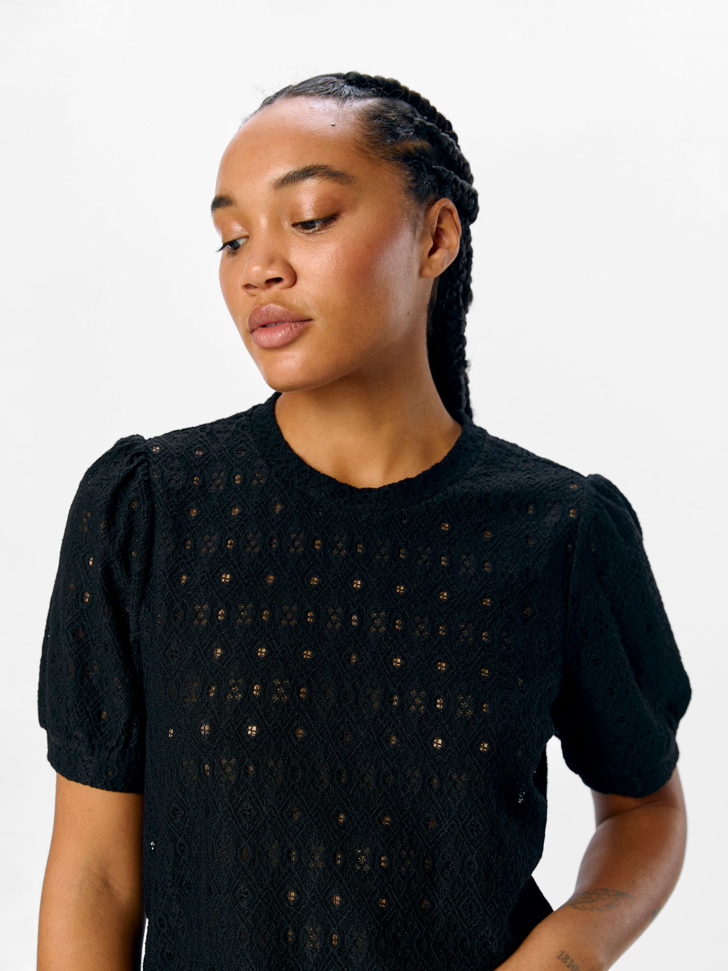 Object OBJLAILA S/S RE TOP NOOS Black 2900154601048