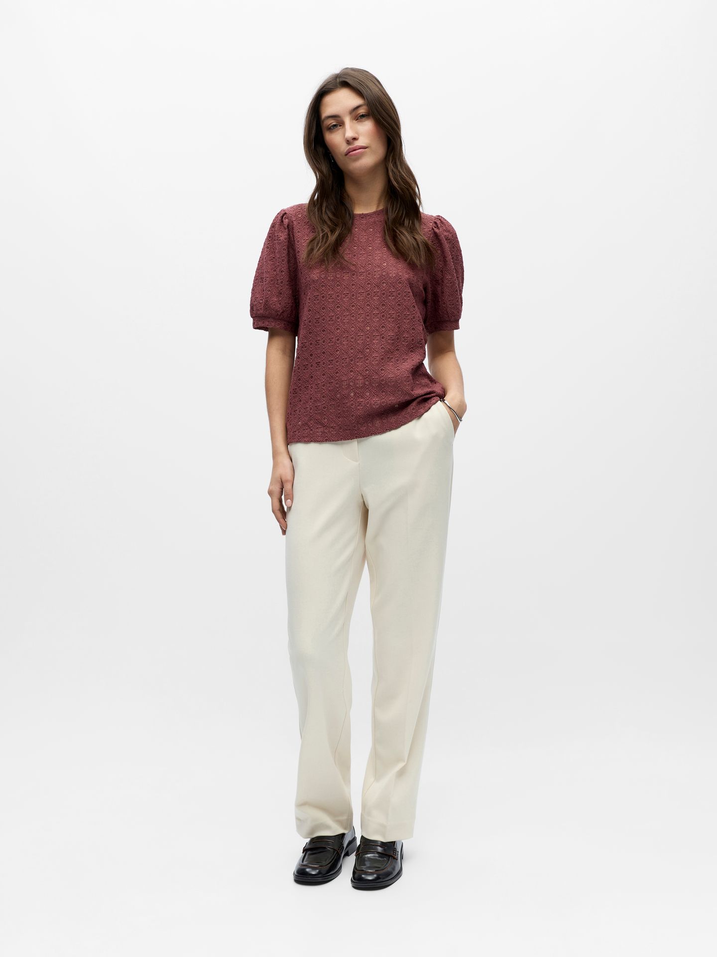 Object OBJLAILA S/S RE TOP NOOS Rose Brown 2900163619041