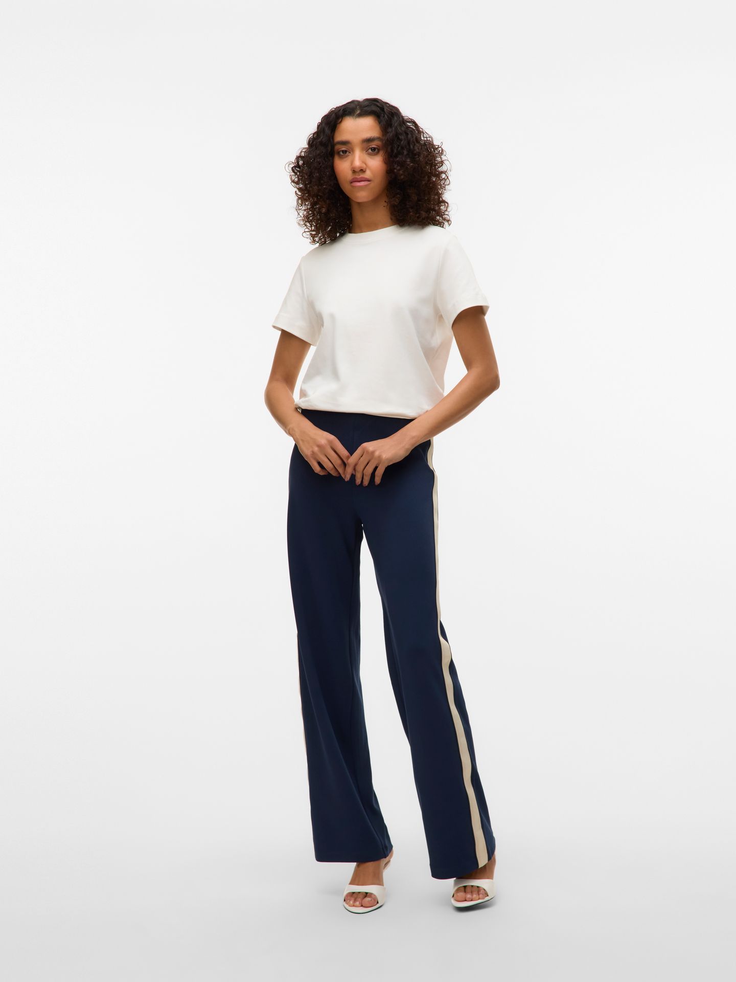 Vero Moda VMBERLIN MW WIDE PANEL PANT NOOS Navy Blazer/PANEL A1 2900154391031