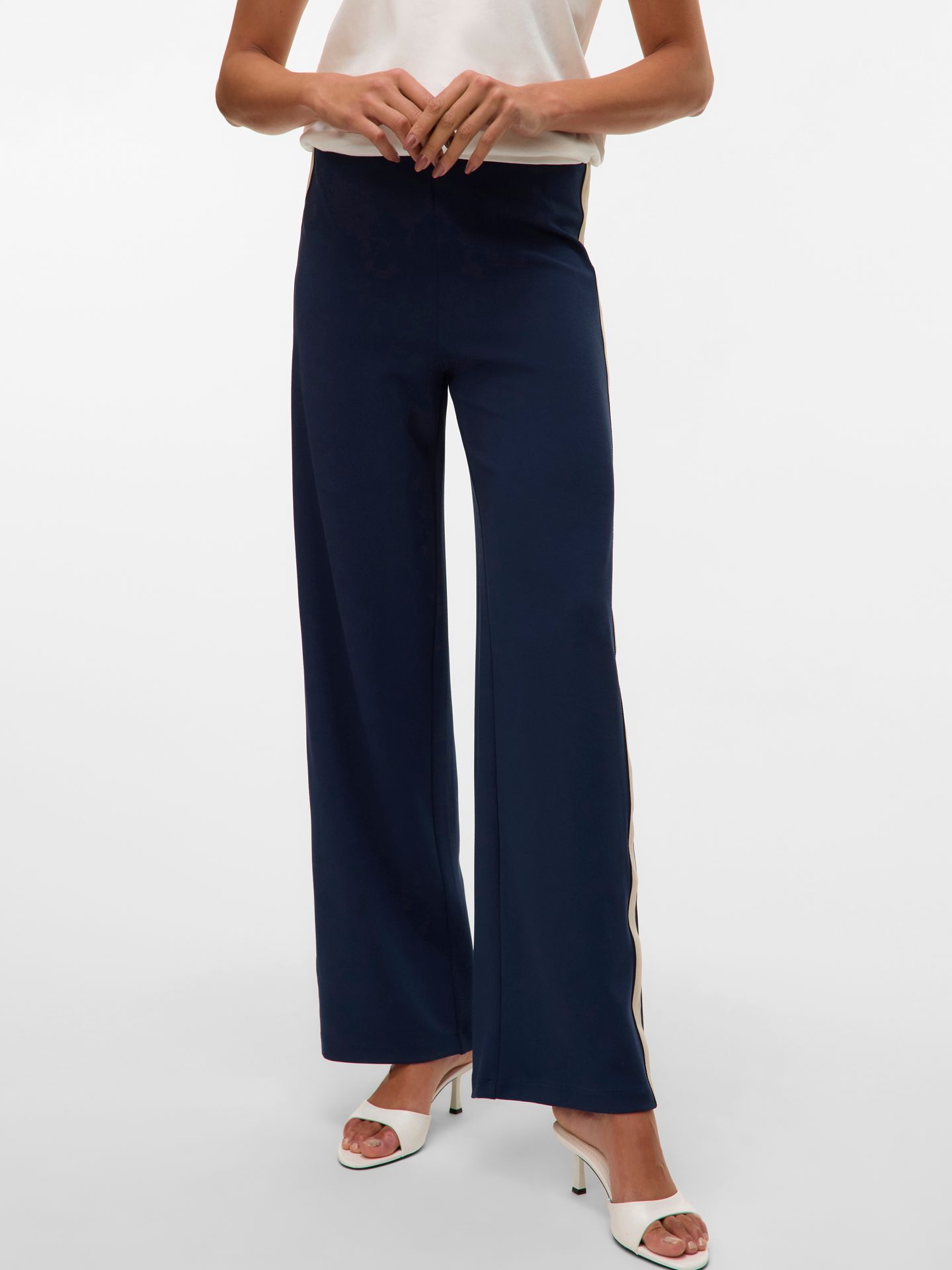 Vero Moda VMBERLIN MW WIDE PANEL PANT NOOS Navy Blazer/PANEL A1 2900154391031