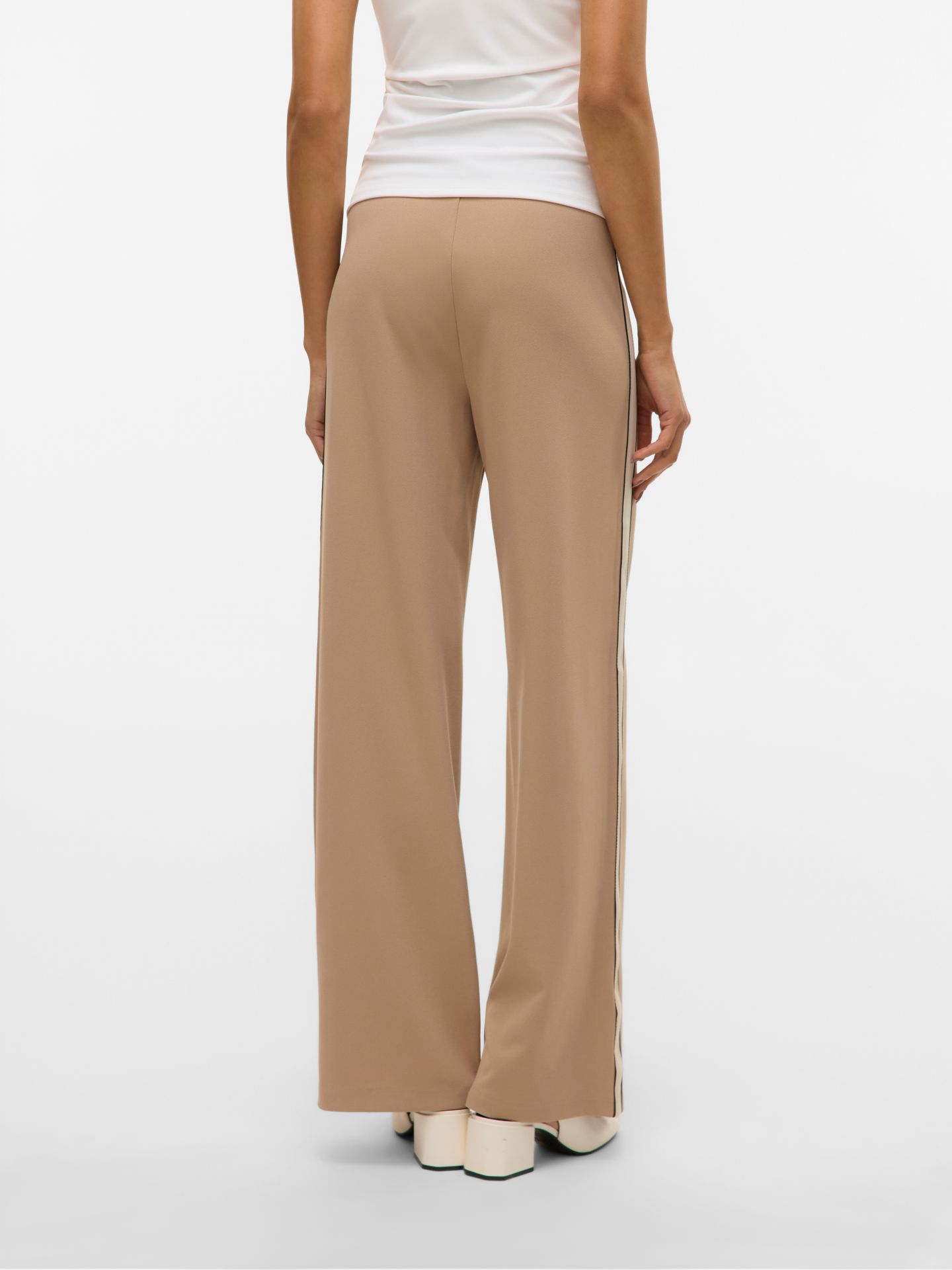 Vero Moda VMBERLIN MW WIDE PANEL PANT NOOS Silver Mink/PANEL A1 2900154392014