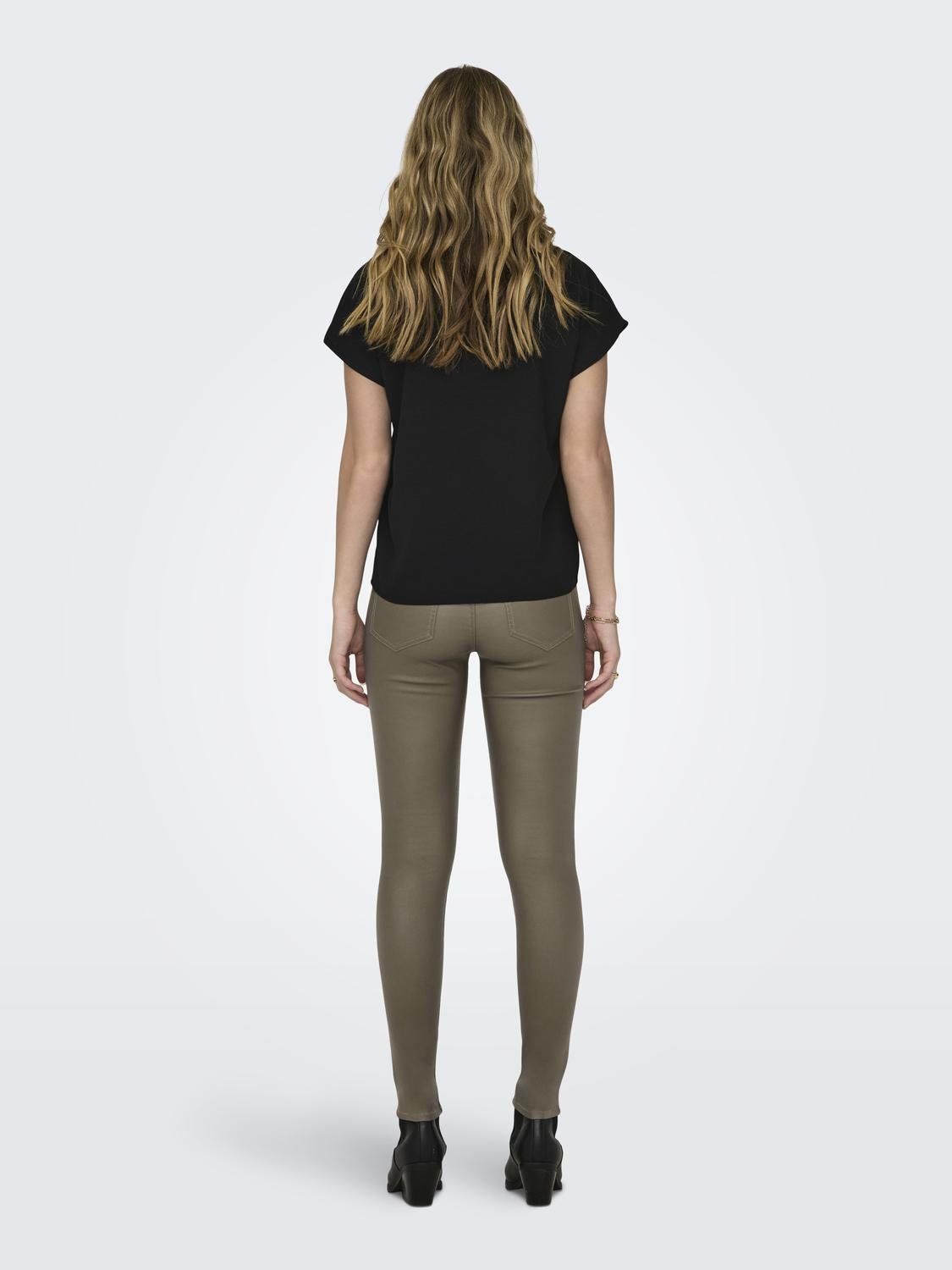 Only JDYLION LIFE S/S TOP WVN NOOS Black 2900154397064