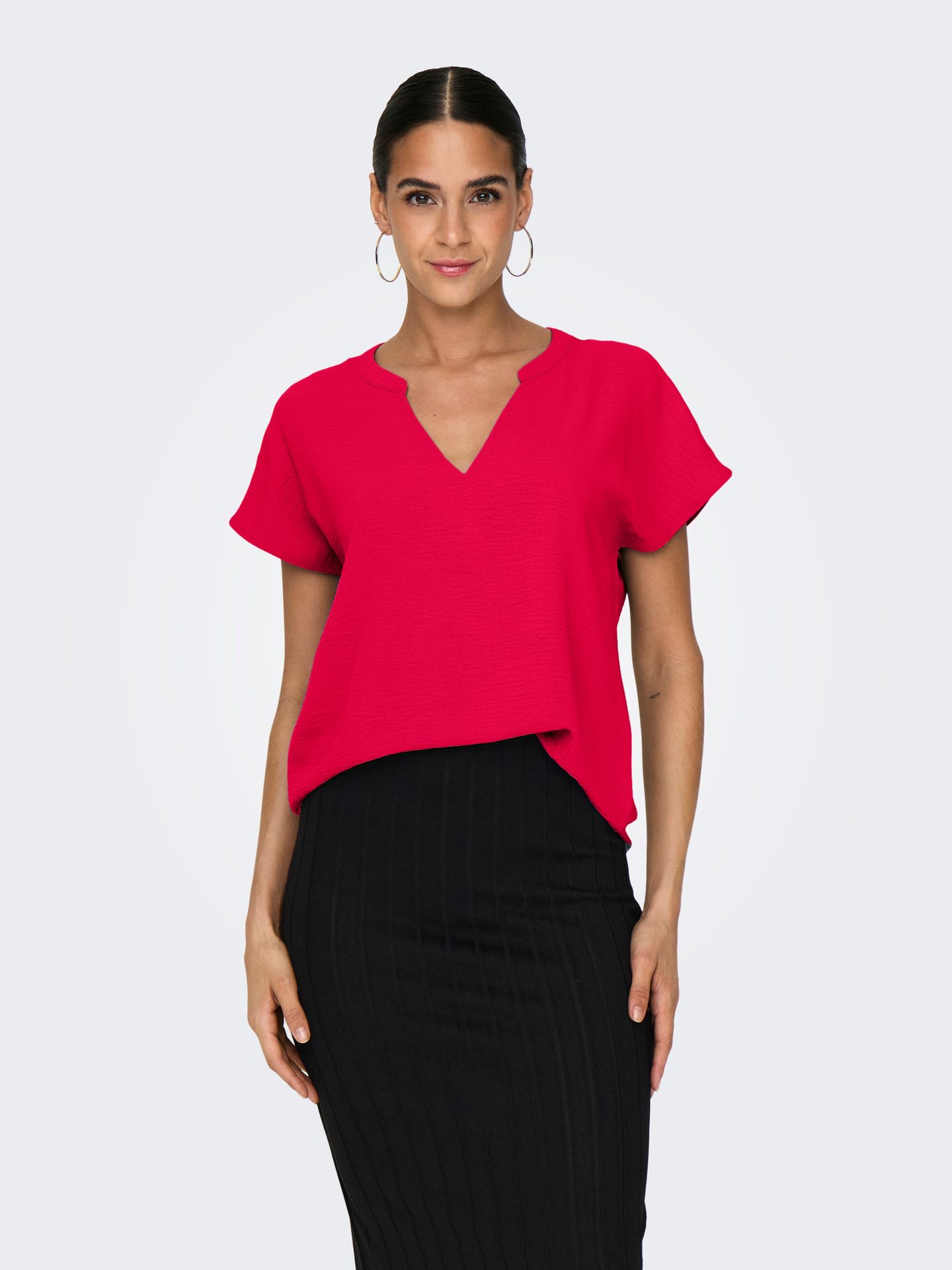 Only JDYLION LIFE S/S TOP WVN NOOS Ski Patrol 2900154393035