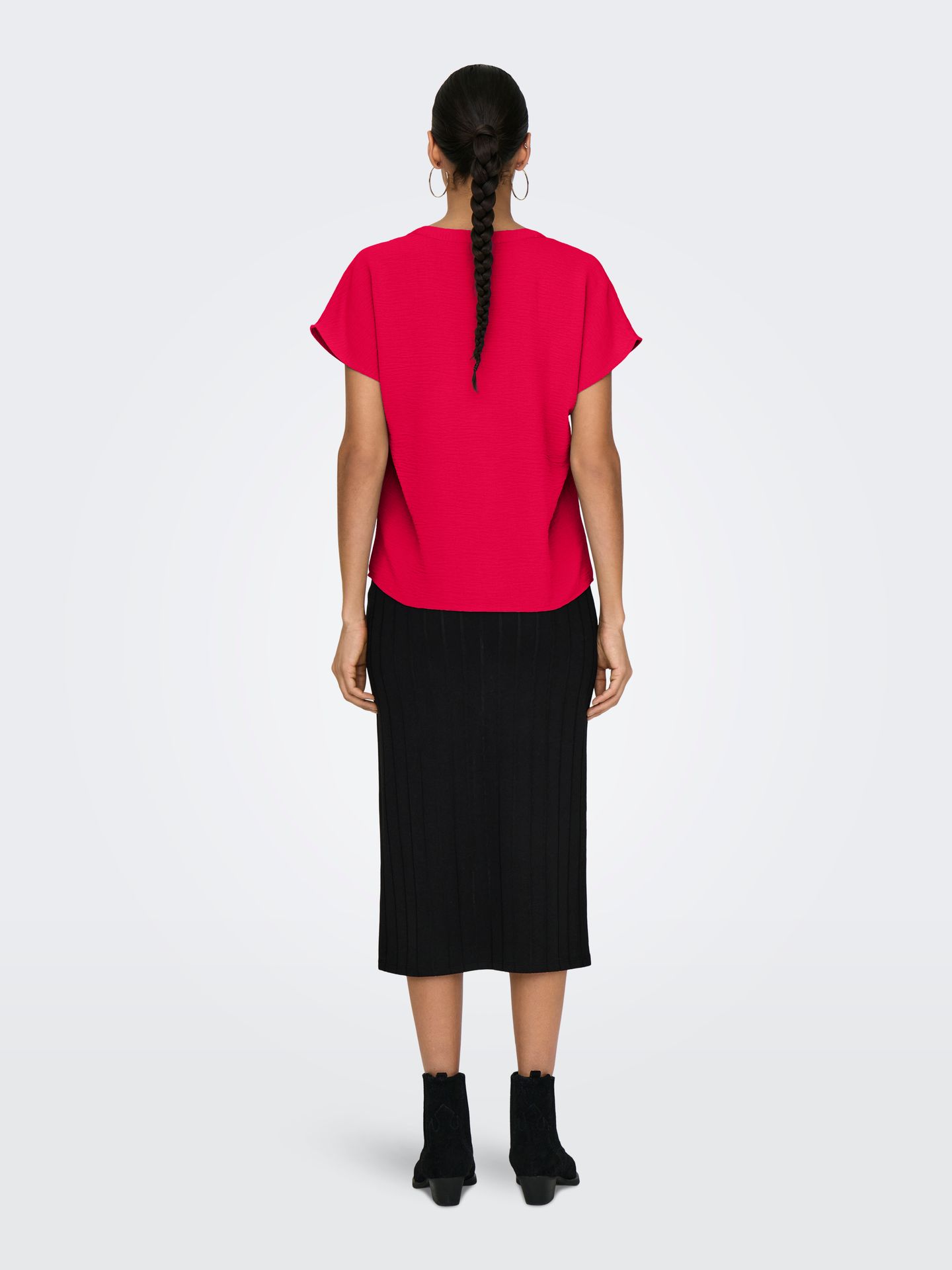 Only JDYLION LIFE S/S TOP WVN NOOS Ski Patrol 2900154393035