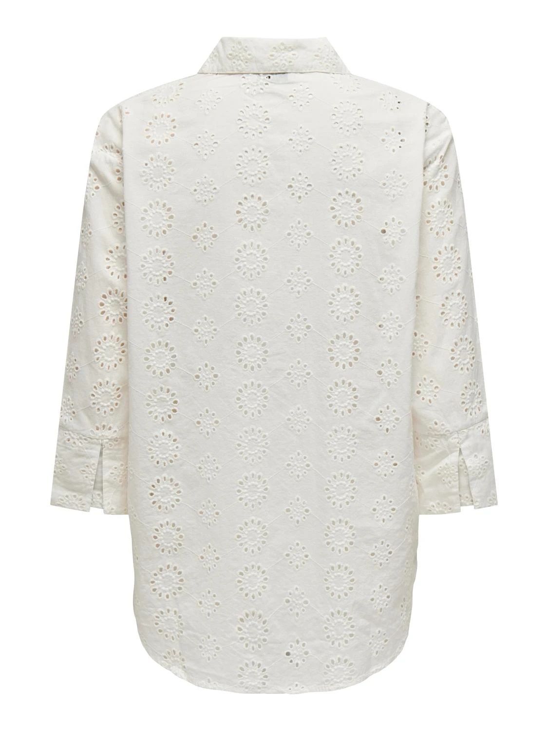 Only JDYTALLIE 3/4 LONG SHIRT WVN NOOS Cloud Dancer/2024 BRODERIE ANGLAISE 2900154402027