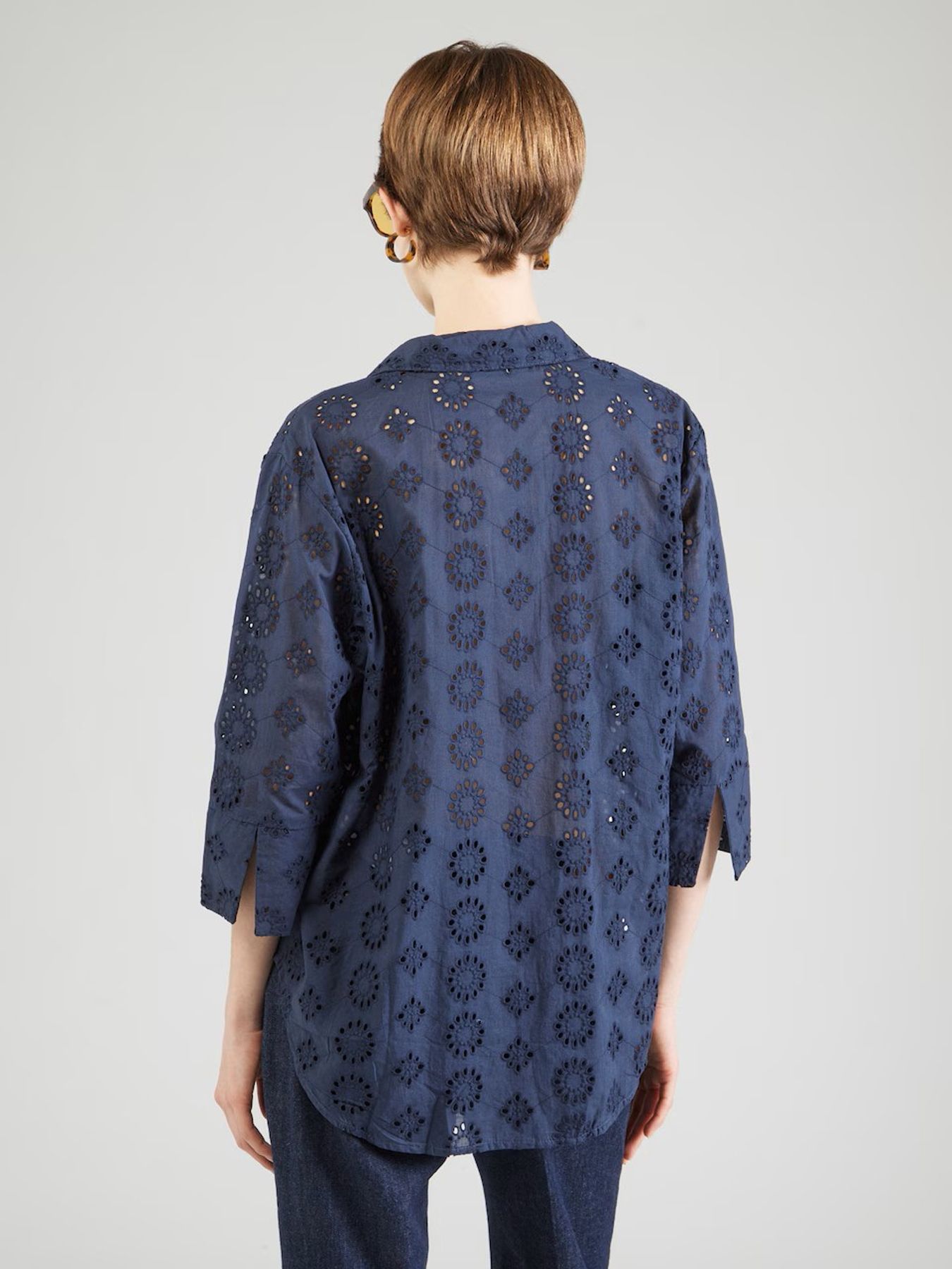 JDY JDYTALLIE 3/4 LONG SHIRT WVN NOOS Vintage Indigo/Blissful Blue 2900162798020