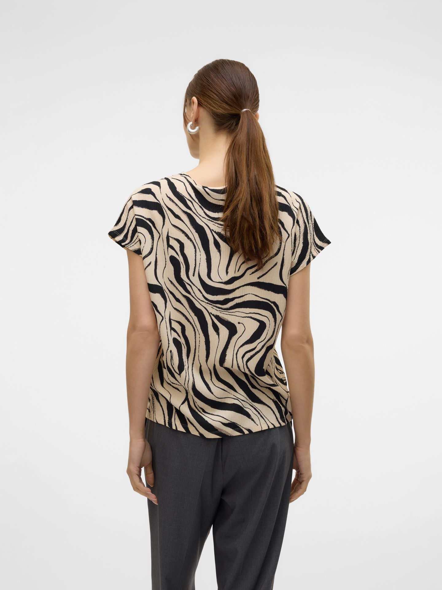 Vero Moda VMPOET SS TOP JRS GA BOO Birch/Dicte 2900154596054