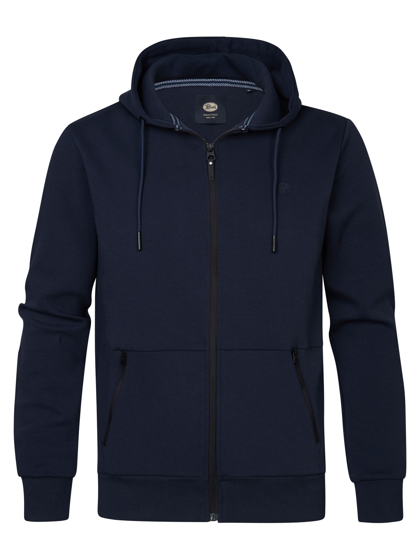 Petrol Industries Men Sweater Hooded Zip 5178 navy blue 00112176-EKA26002700000114