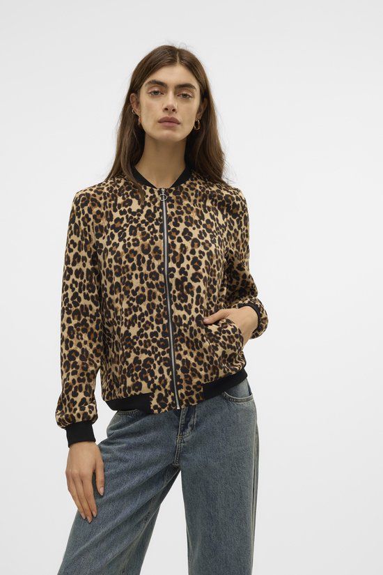 Vero Moda VMCOCO L/S BOMBER AOP GA WVN NOOS Tigers Eye/Verena Leo 2900154443051