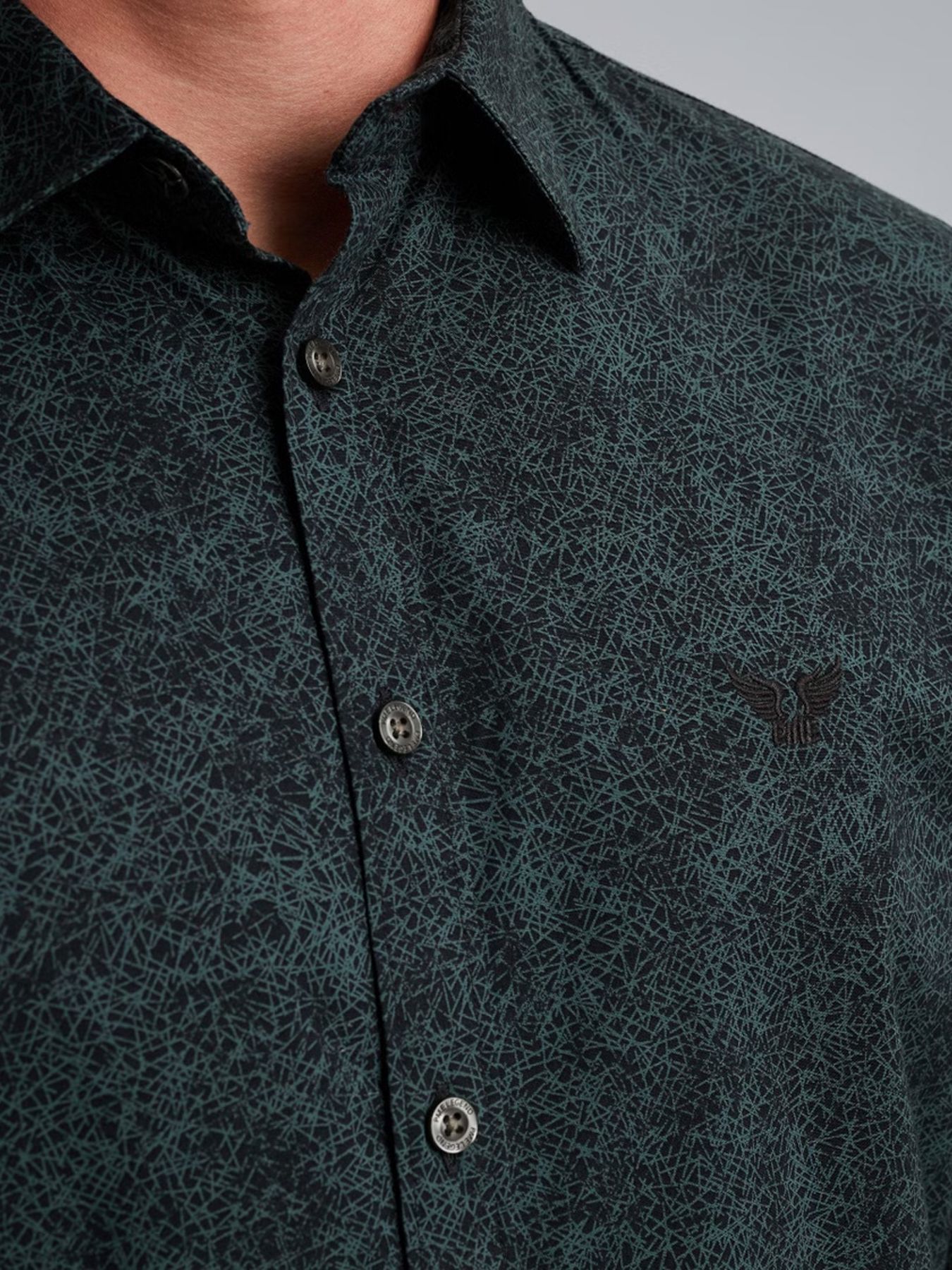 Pme Legend LONG SLEEVE SHIRT Print on Ctn/Lyc Salute 2900154495029