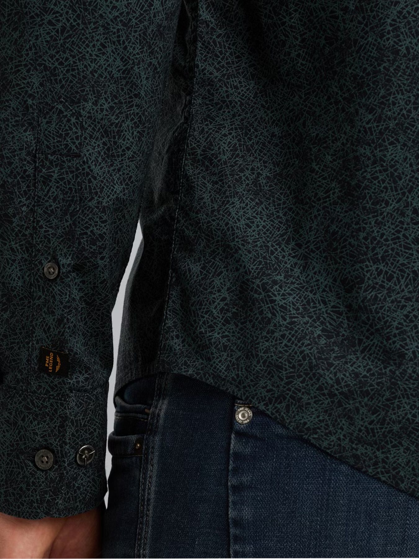 Pme Legend LONG SLEEVE SHIRT Print on Ctn/Lyc Salute 2900154495029