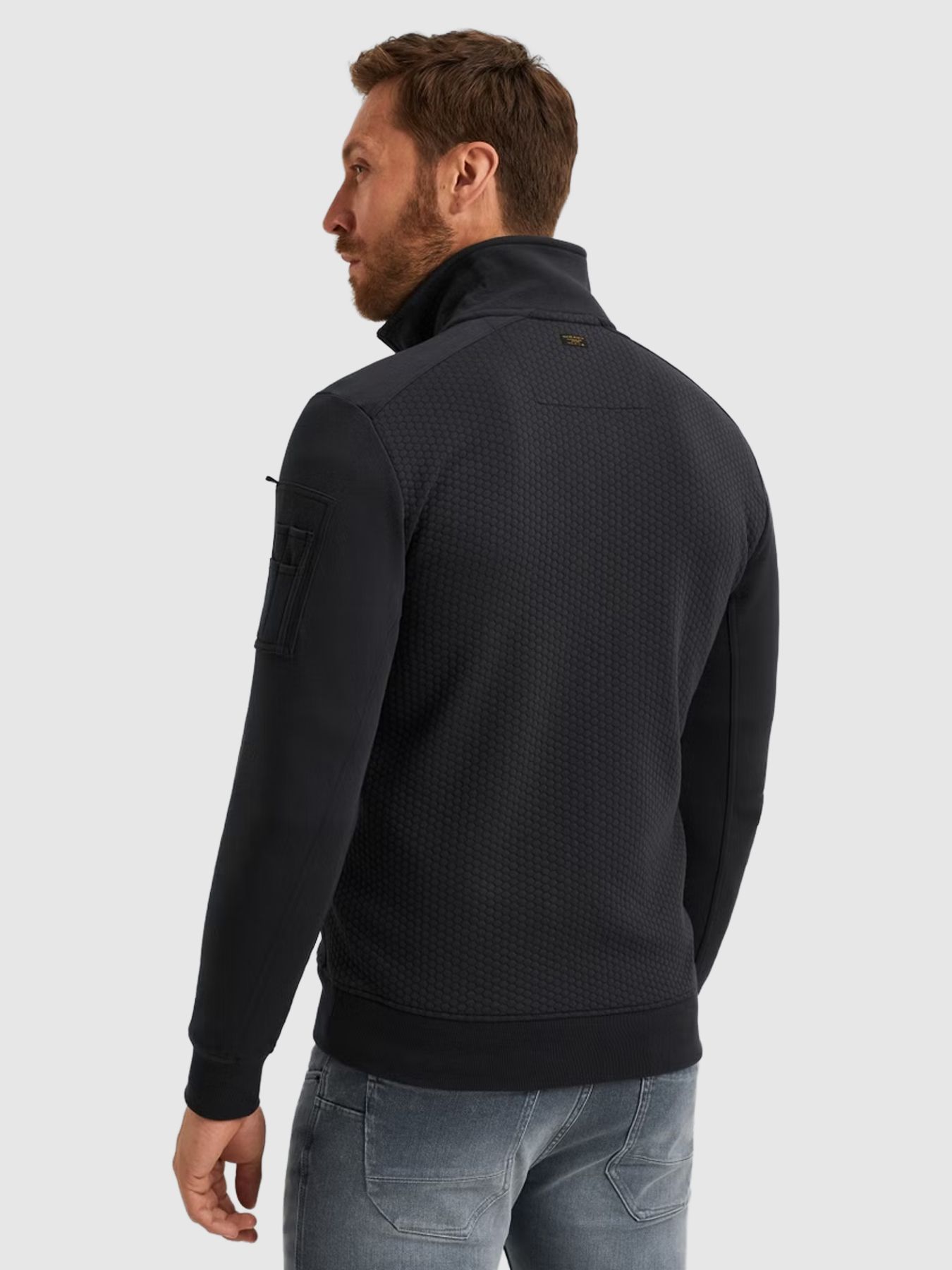 Pme Legend Zip jacket jacquard interlock swea Salute 2900154502017