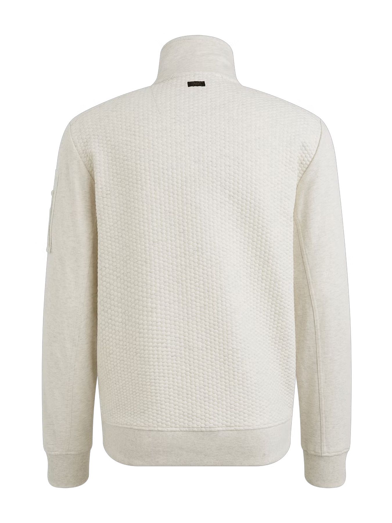 Pme Legend Zip jacket jacquard interlock swea Bone White Melee 2900154503014
