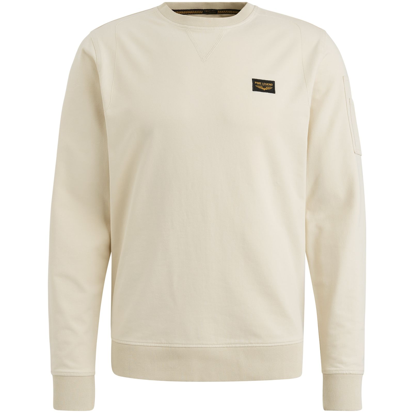Pme Legend Crewneck American Classic Bone White 00112221-7013