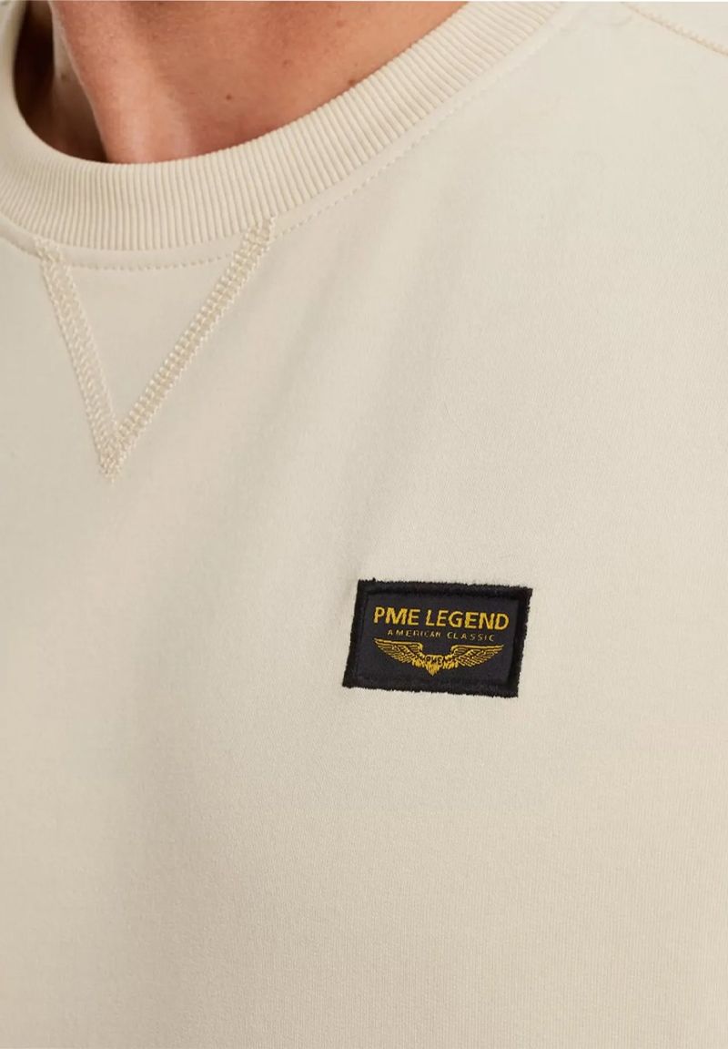 Pme Legend Crewneck American Classic Bone White 2900162298032