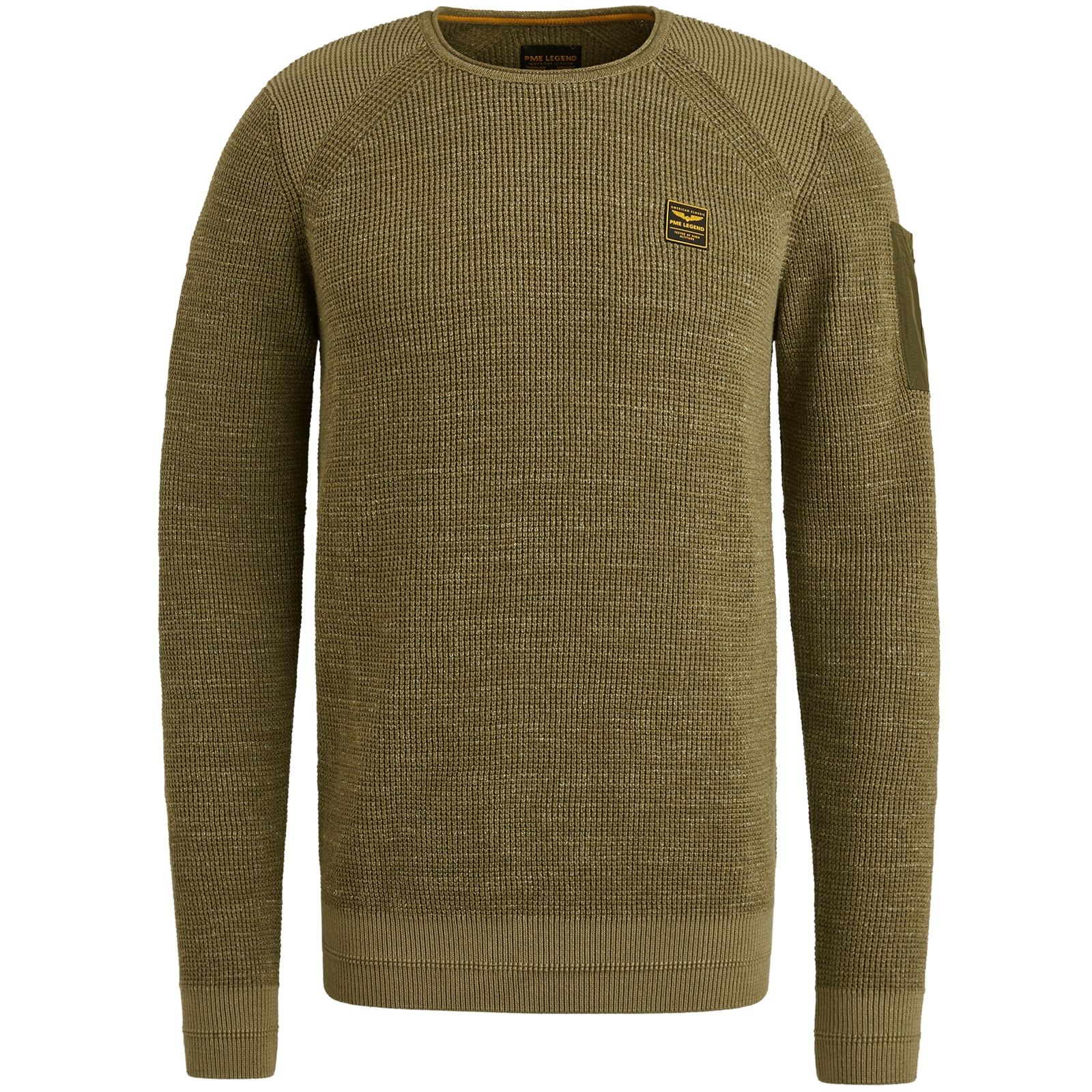 Pme Legend R-neck cotton rib melee knit 6416 2900154509016