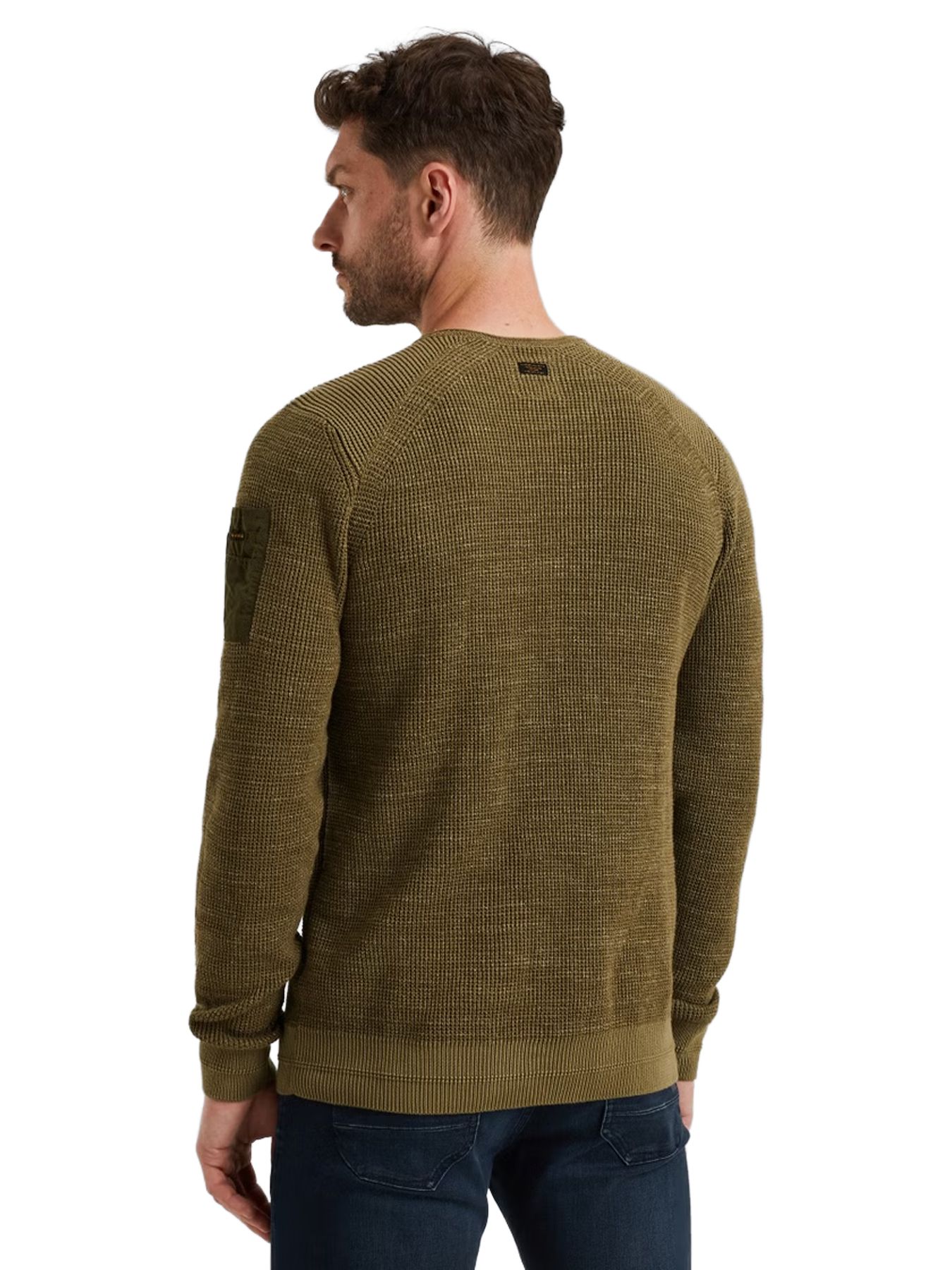 Pme Legend R-neck cotton rib melee knit 6416 2900154509030
