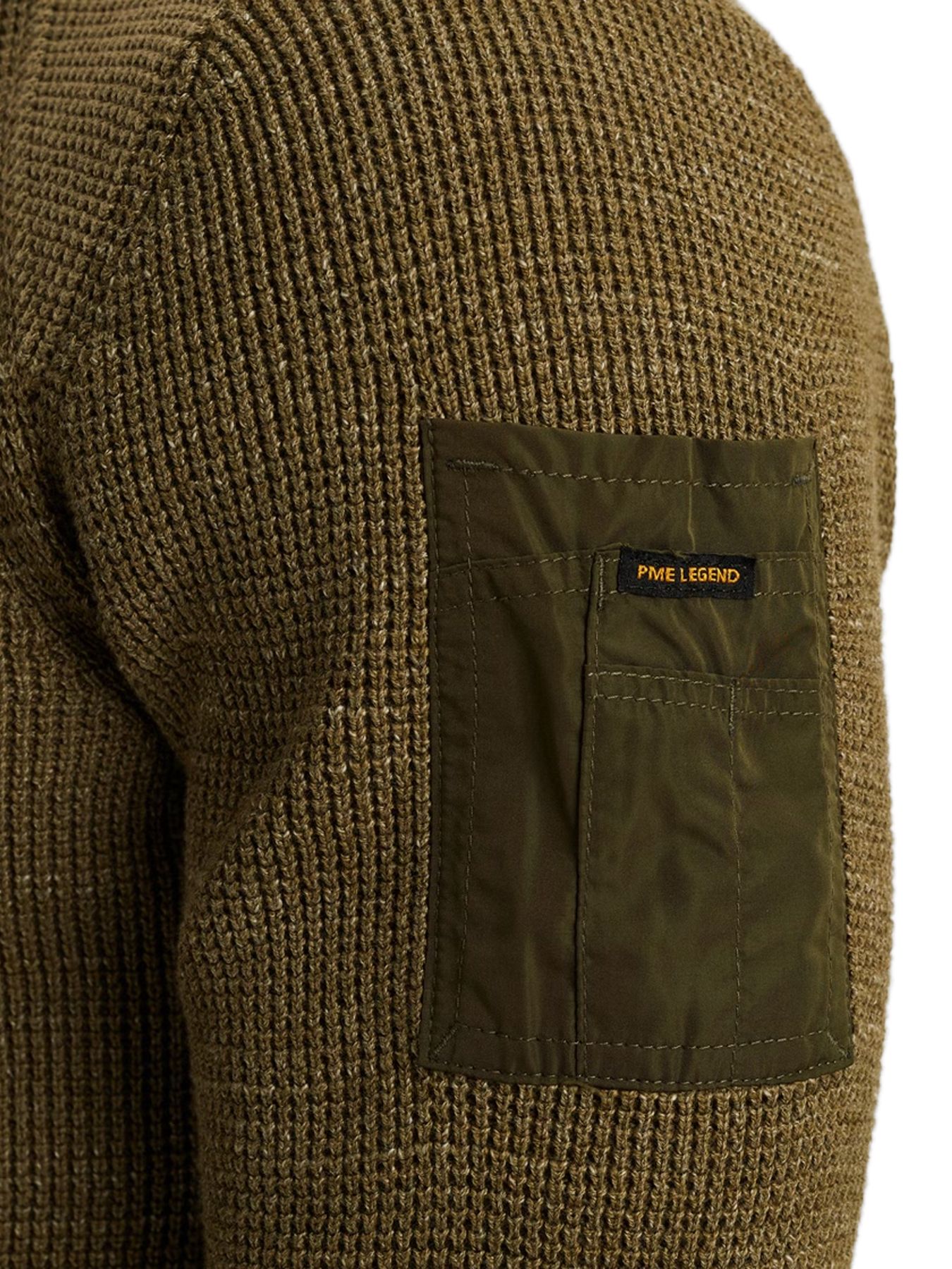 Pme Legend R-neck cotton rib melee knit 6416 2900154509030