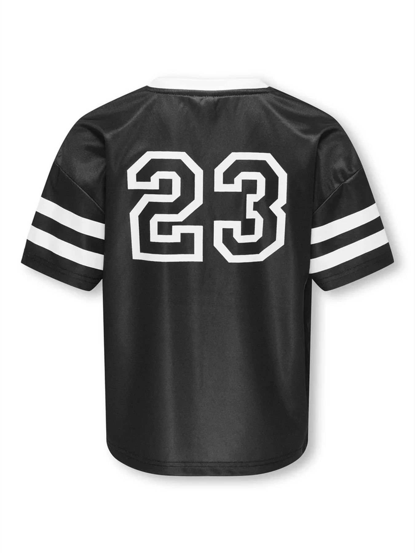 Kids Only KOGLULU S/S V-NECK SPORTY TOP CS JR Black/Flower Cattleya 2900163601039