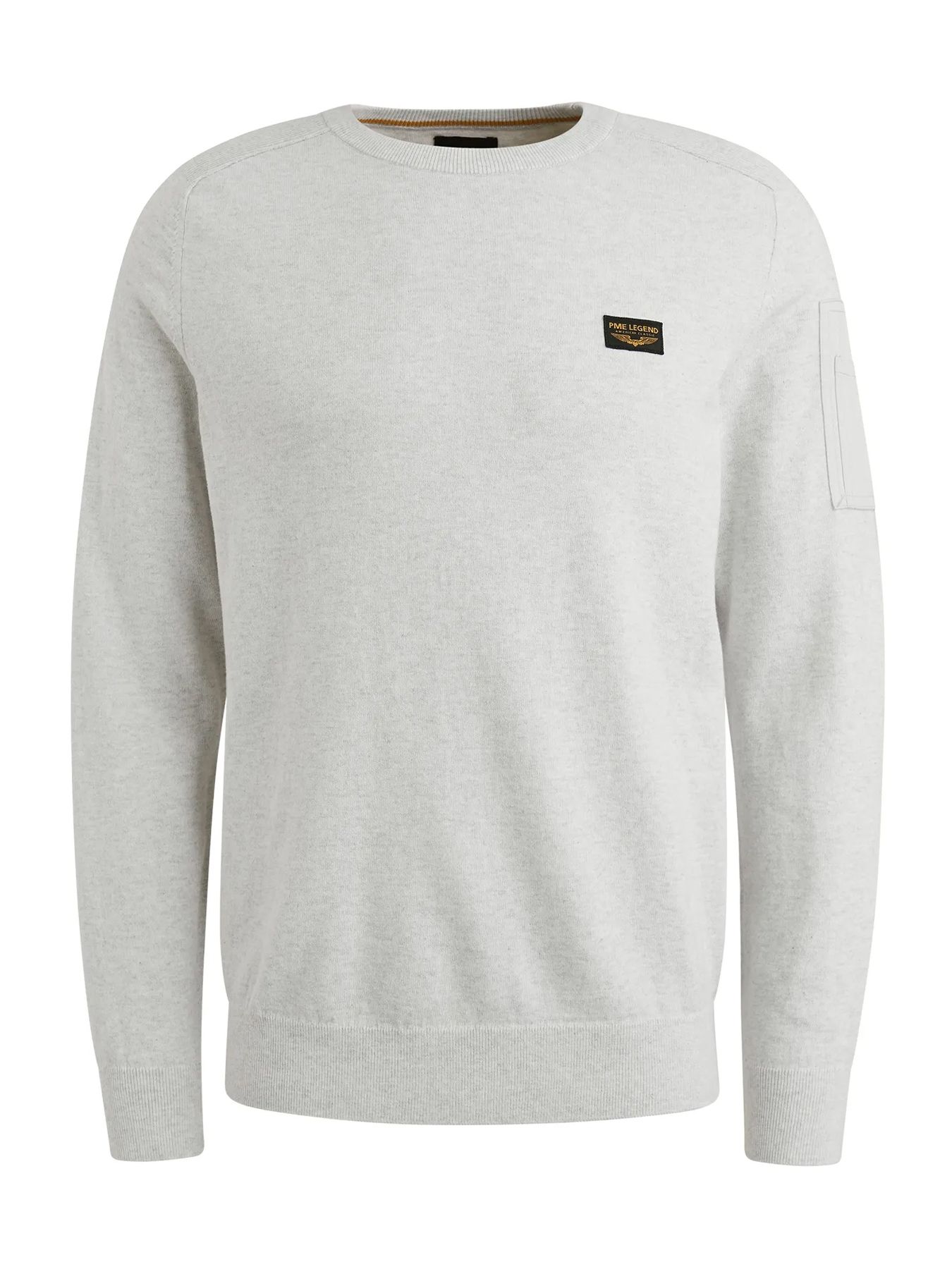 Pme Legend R-neck American Classic knit Bone White Melee 2900154516052