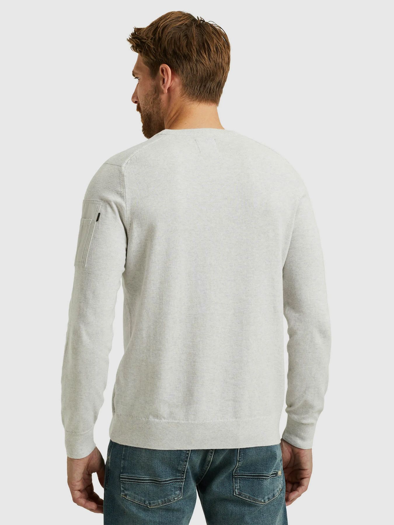 Pme Legend R-neck American Classic knit Bone White Melee 2900154516014