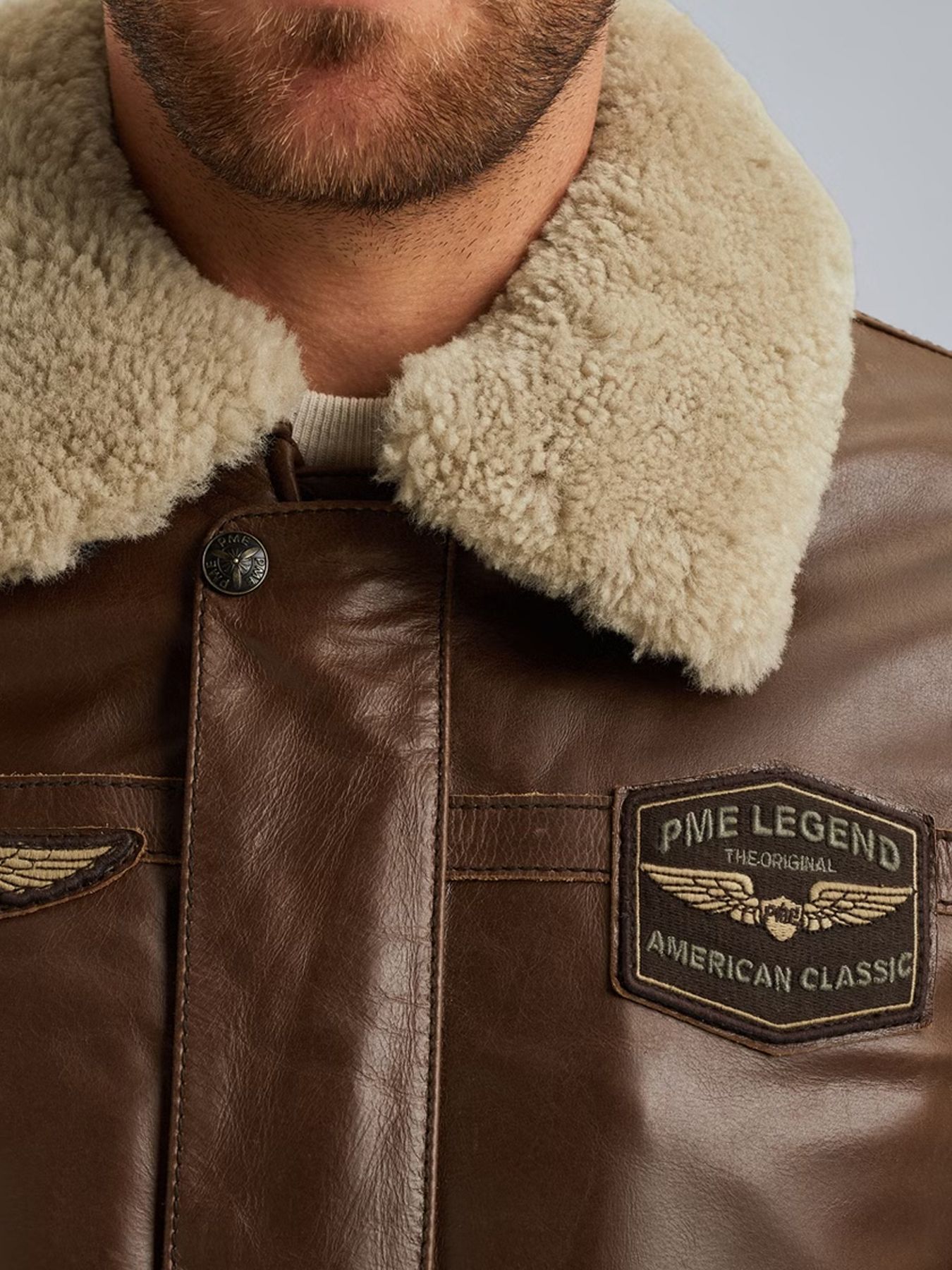 Pme Legend Flight jacket HUDSON Buff Carwan D.Brown 2900154522015