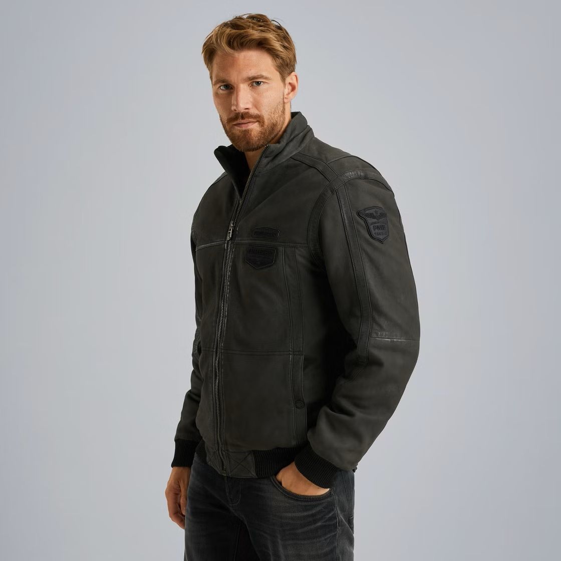 Pme Legend Flight jacket AIRBRIDGE Sheep Snuf Jet Black 2900154523043